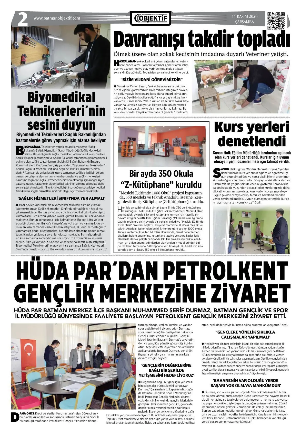 10.11.2020 tarihli sayı, 2. sayfa