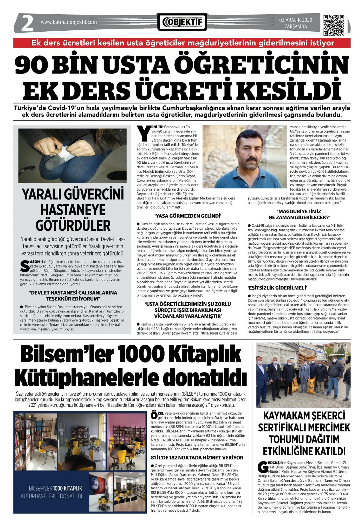 02.12.2020 tarihli sayı, 3. sayfa