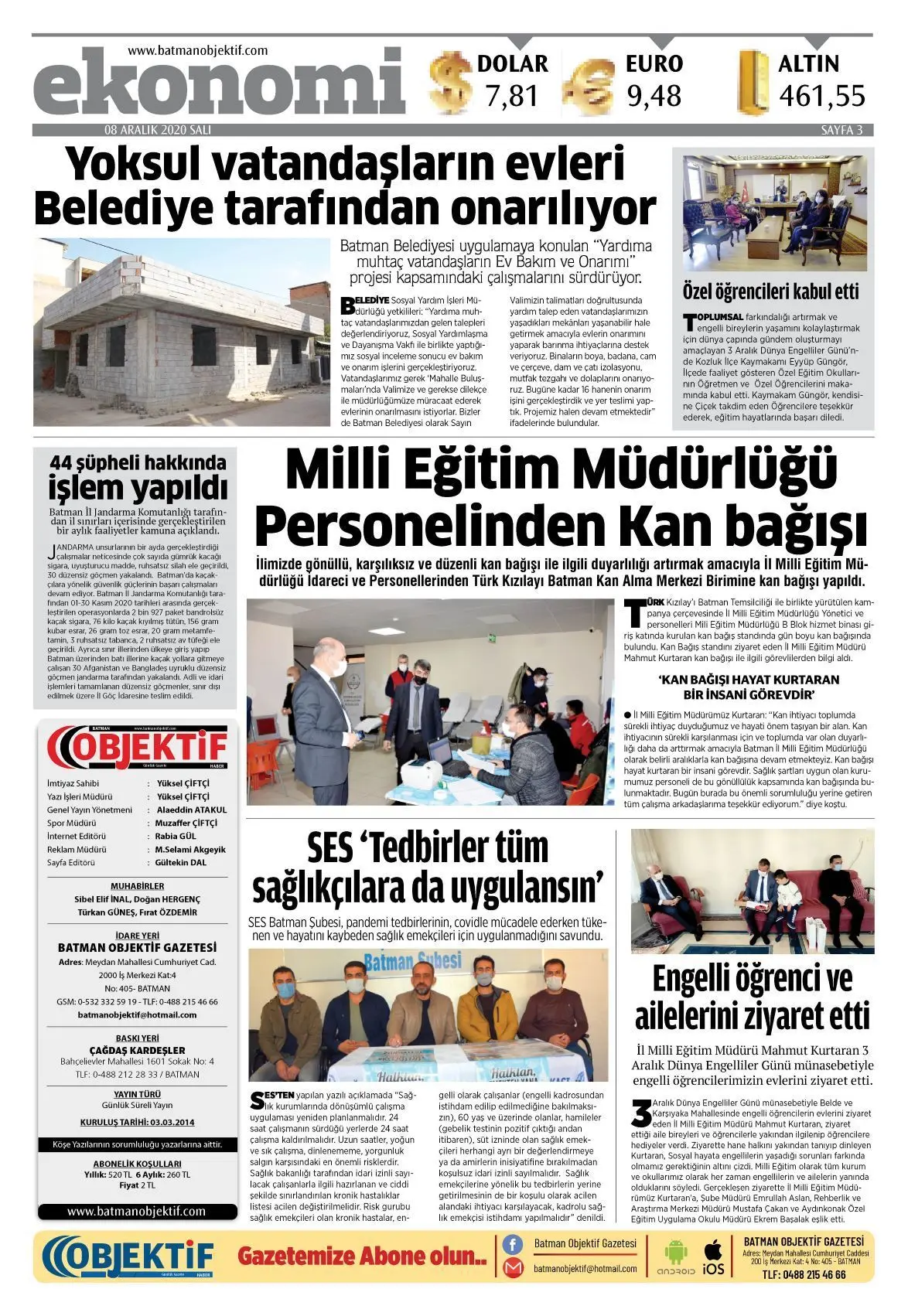 07.12.2020 tarihli sayı, 3. sayfa