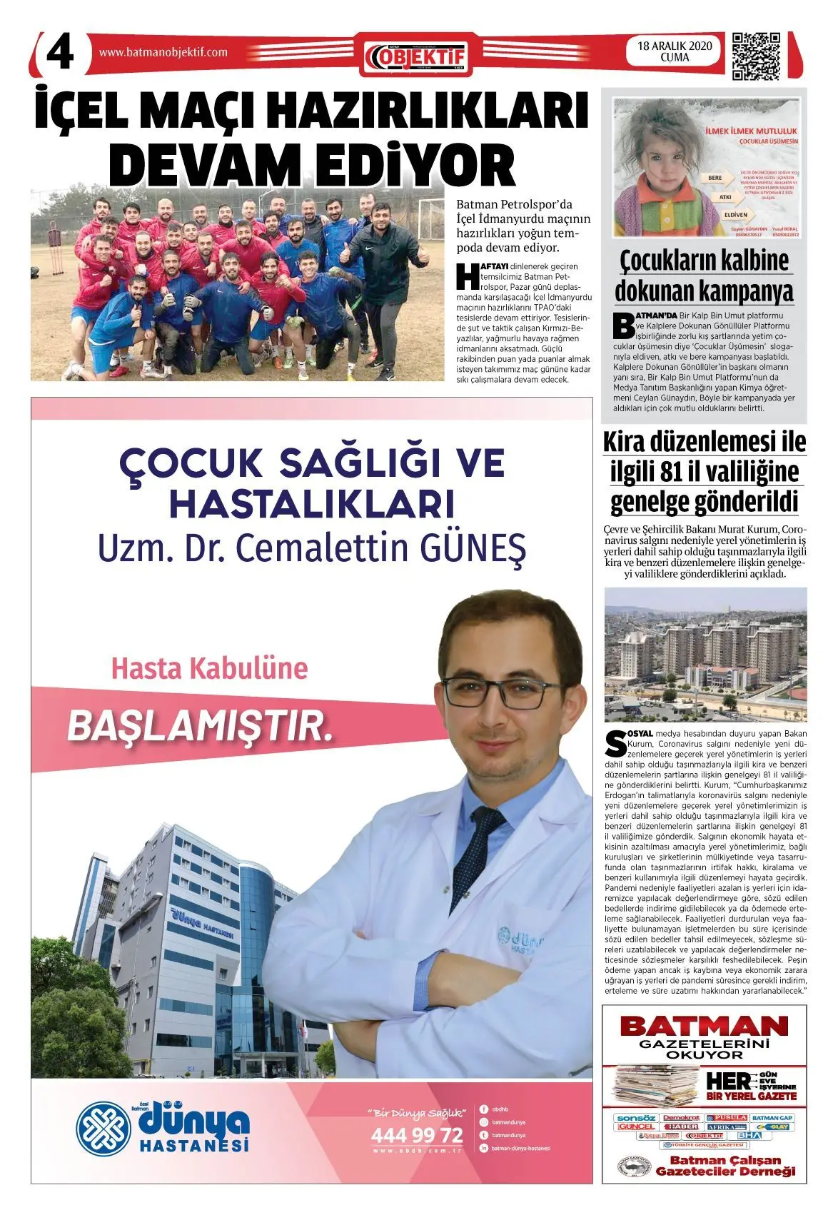 17.12.2020 tarihli sayı, 4. sayfa