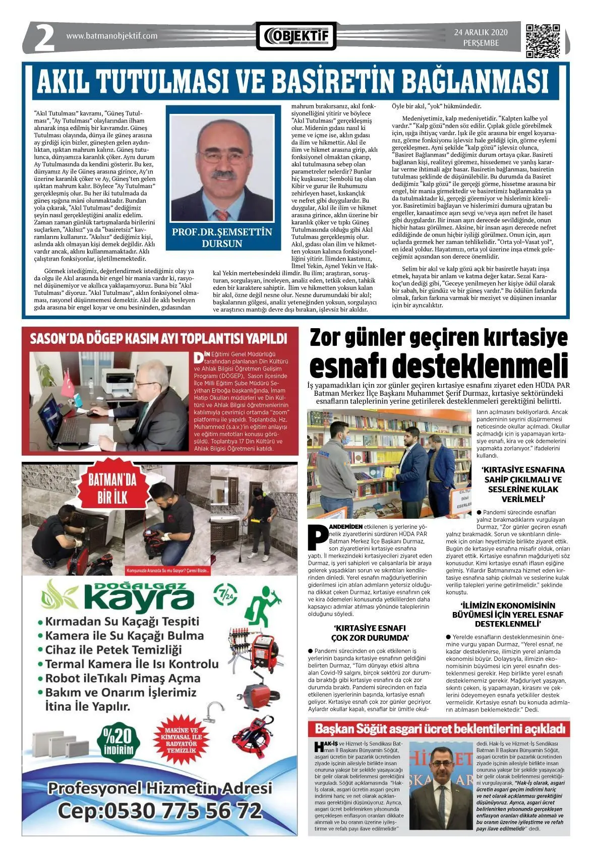 24.12.2020 tarihli sayı, 2. sayfa