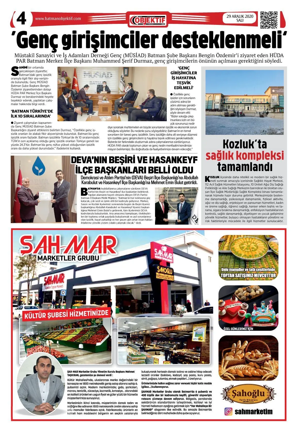 28.12.2020 tarihli sayı, 4. sayfa
