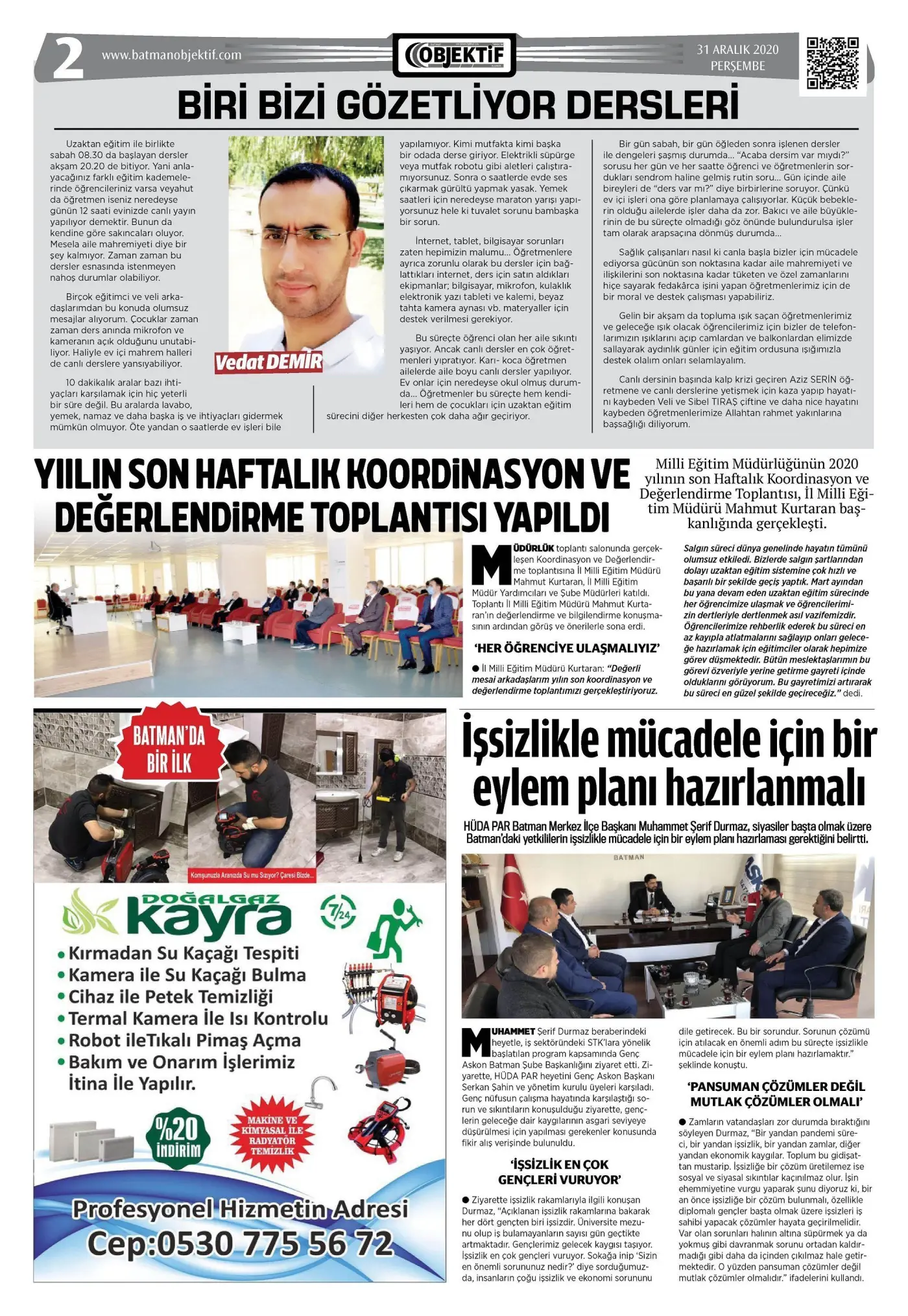 30.12.2020 tarihli sayı, 2. sayfa