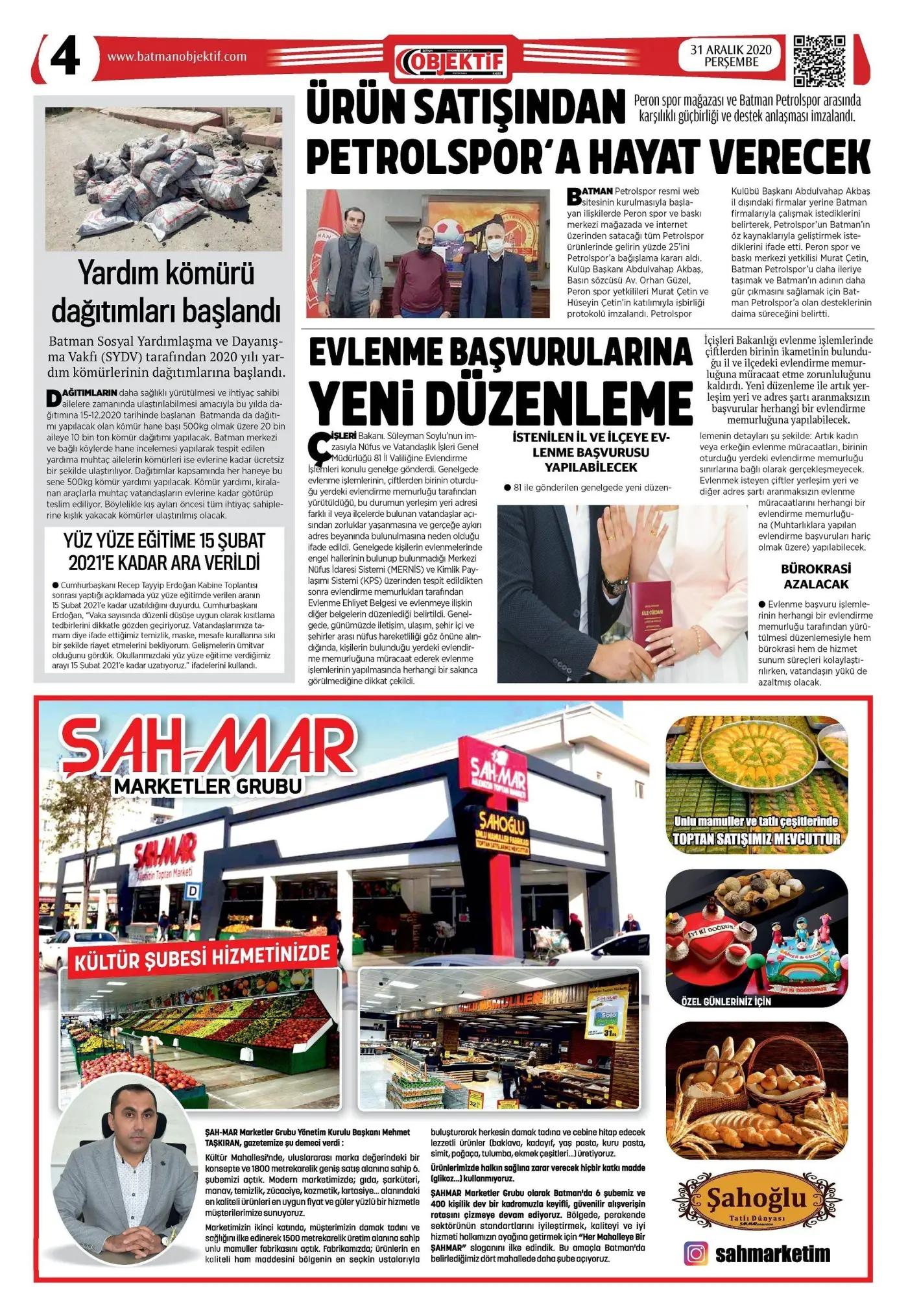 30.12.2020 tarihli sayı, 4. sayfa
