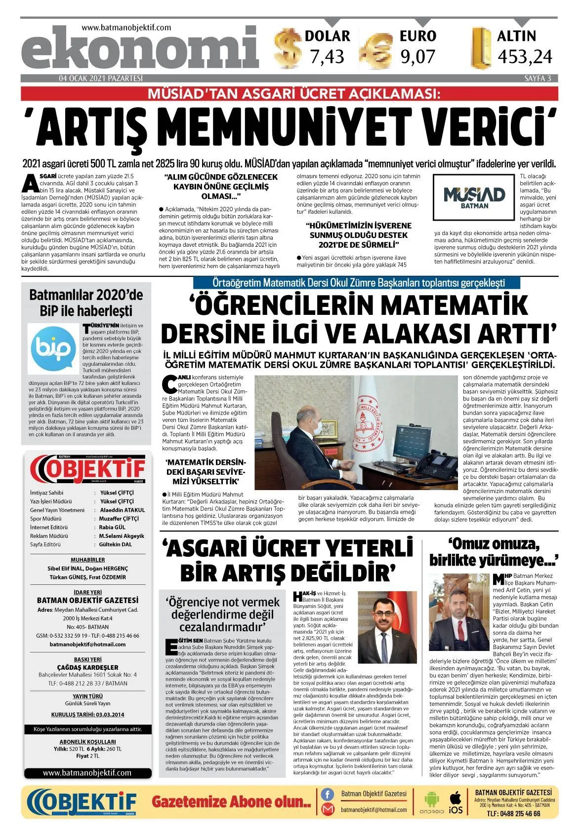 04.01.2021 tarihli sayı, 3. sayfa