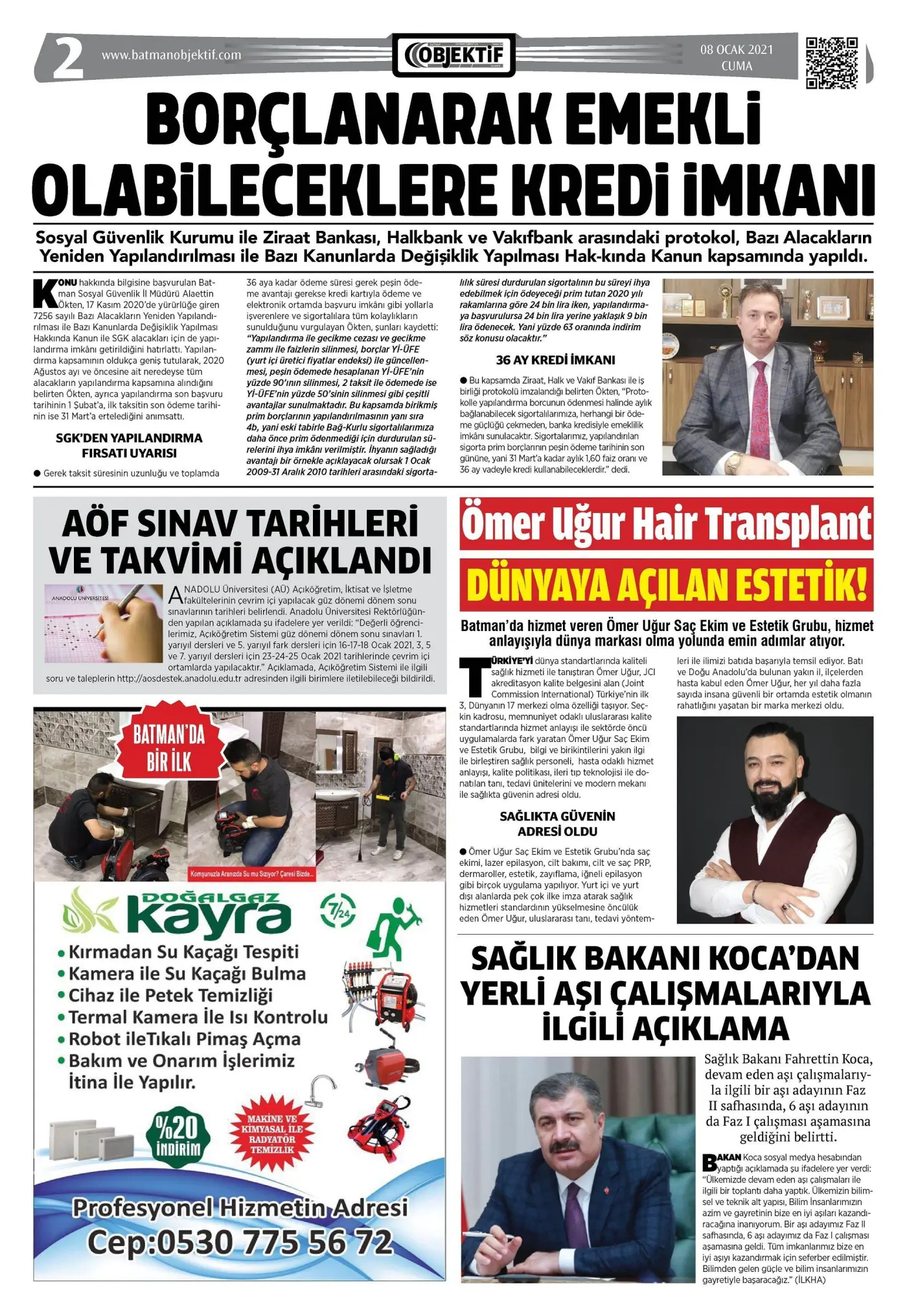 07.01.2021 tarihli sayı, 2. sayfa