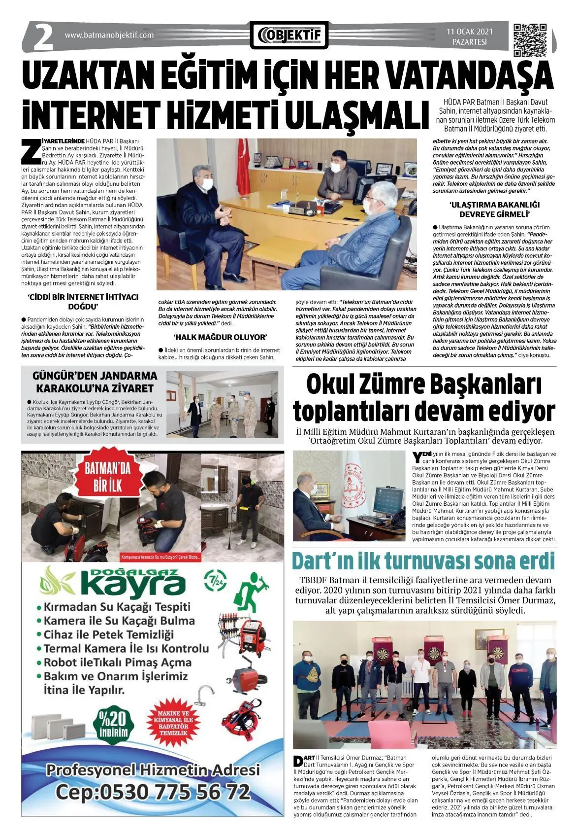 10.01.2021 tarihli sayı, 2. sayfa