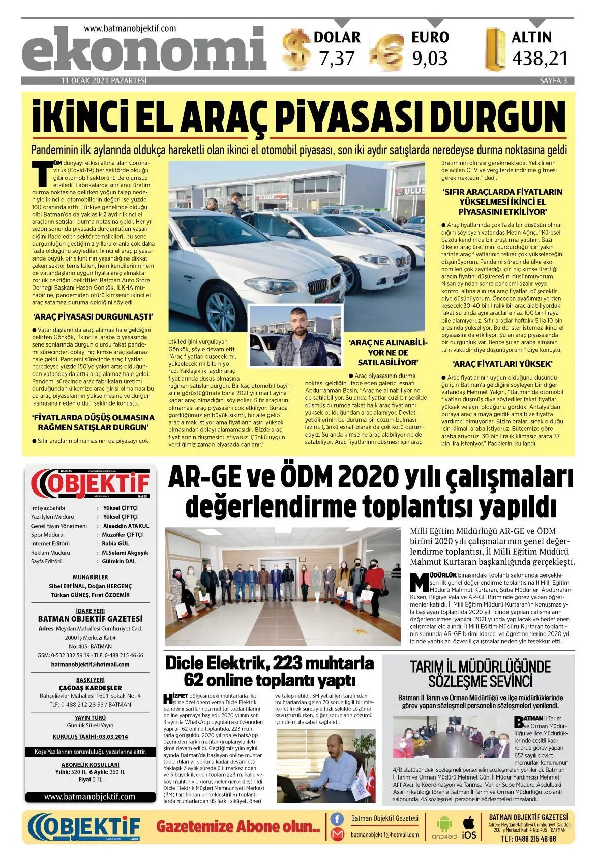 10.01.2021 tarihli sayı, 3. sayfa