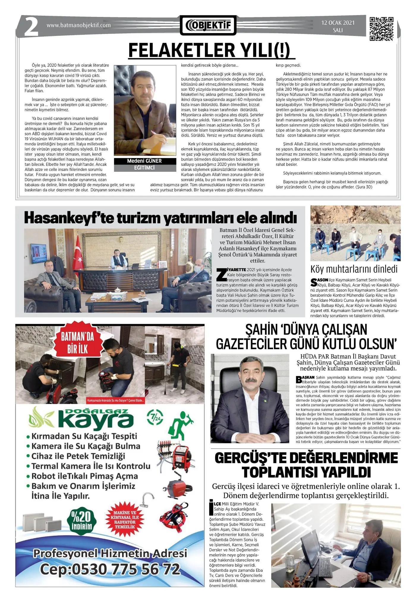11.01.2021 tarihli sayı, 2. sayfa