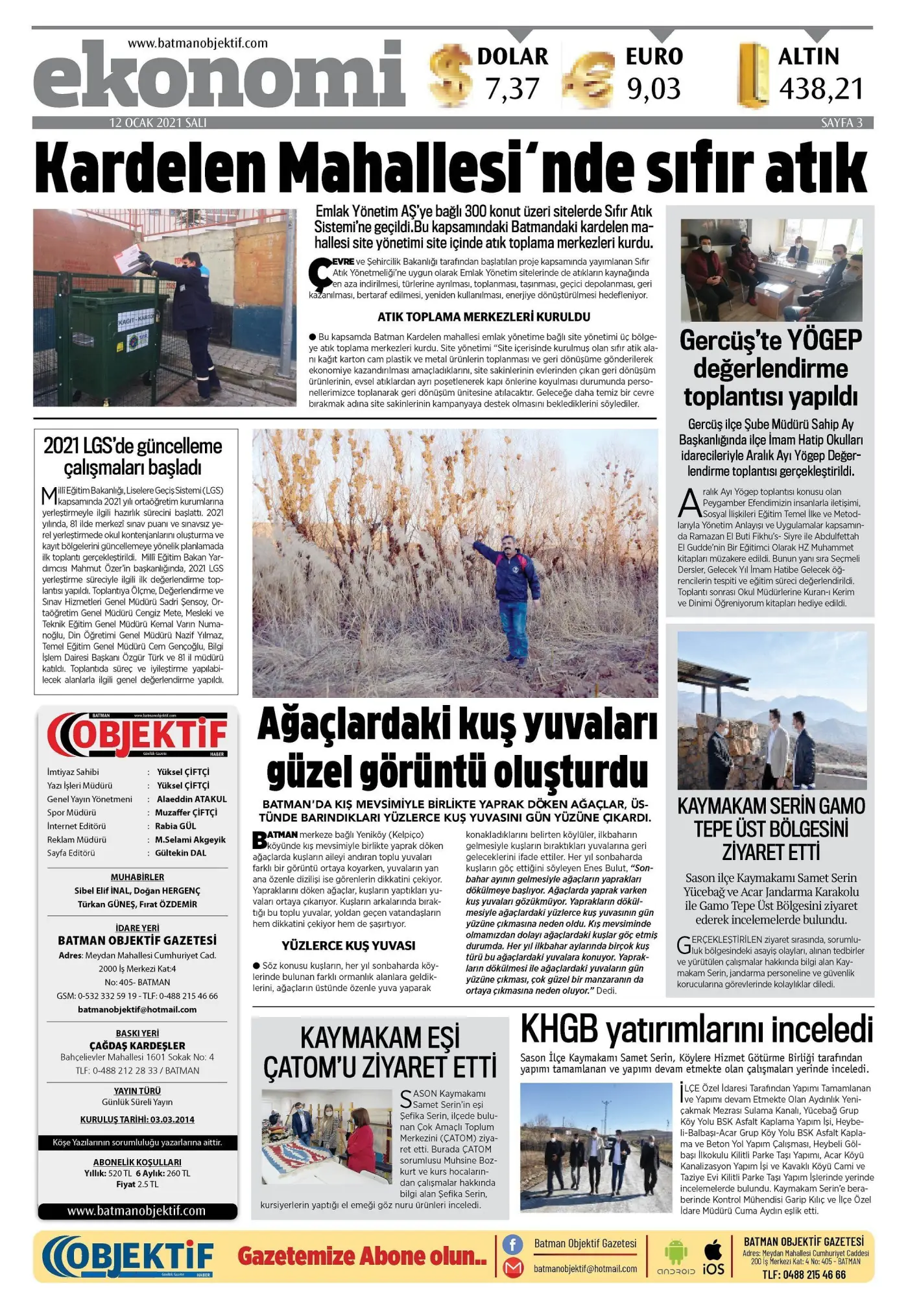 11.01.2021 tarihli sayı, 3. sayfa