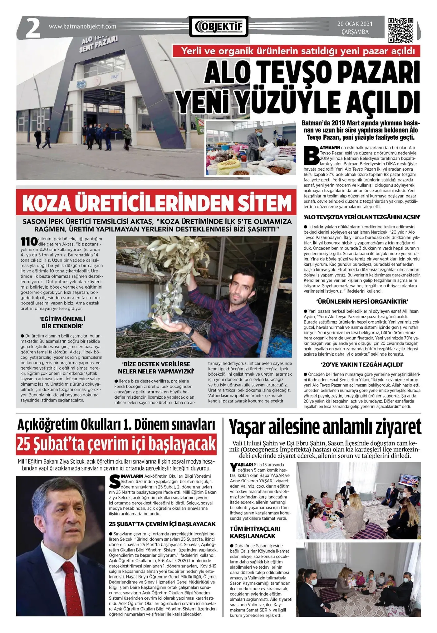 19.01.2021 tarihli sayı, 2. sayfa