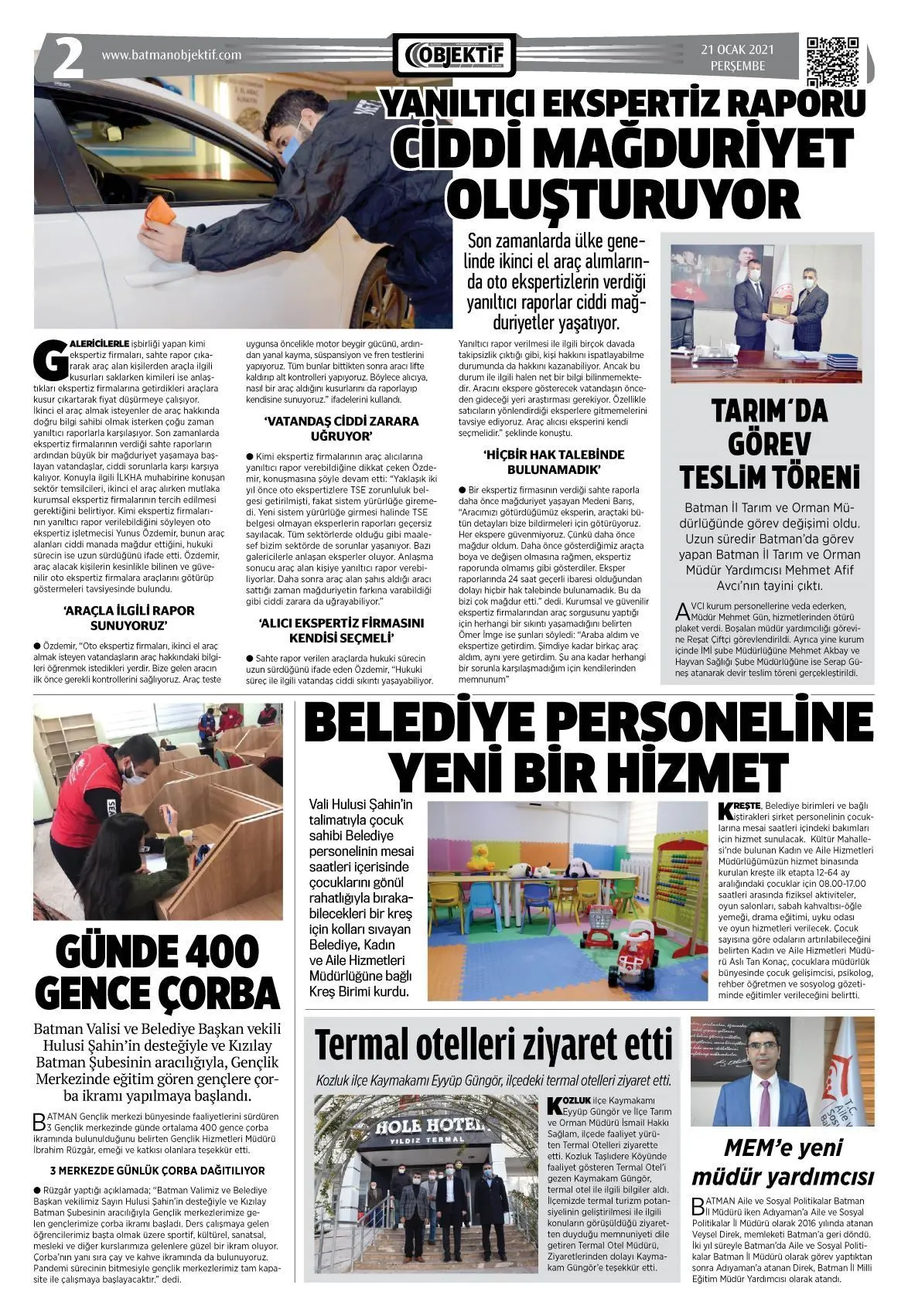 20.01.2021 tarihli sayı, 2. sayfa