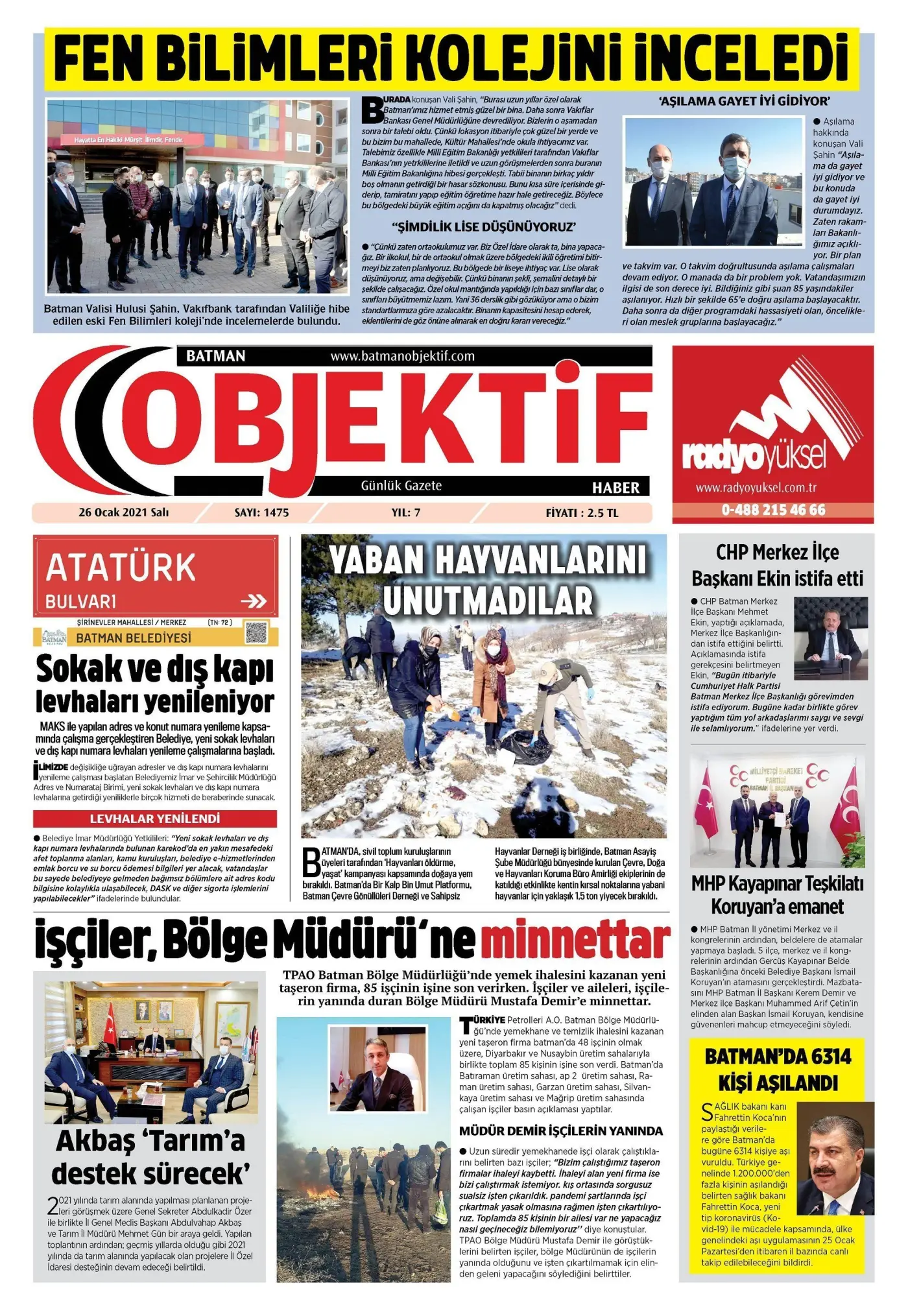 26.01.2021 tarihli sayı, 3. sayfa