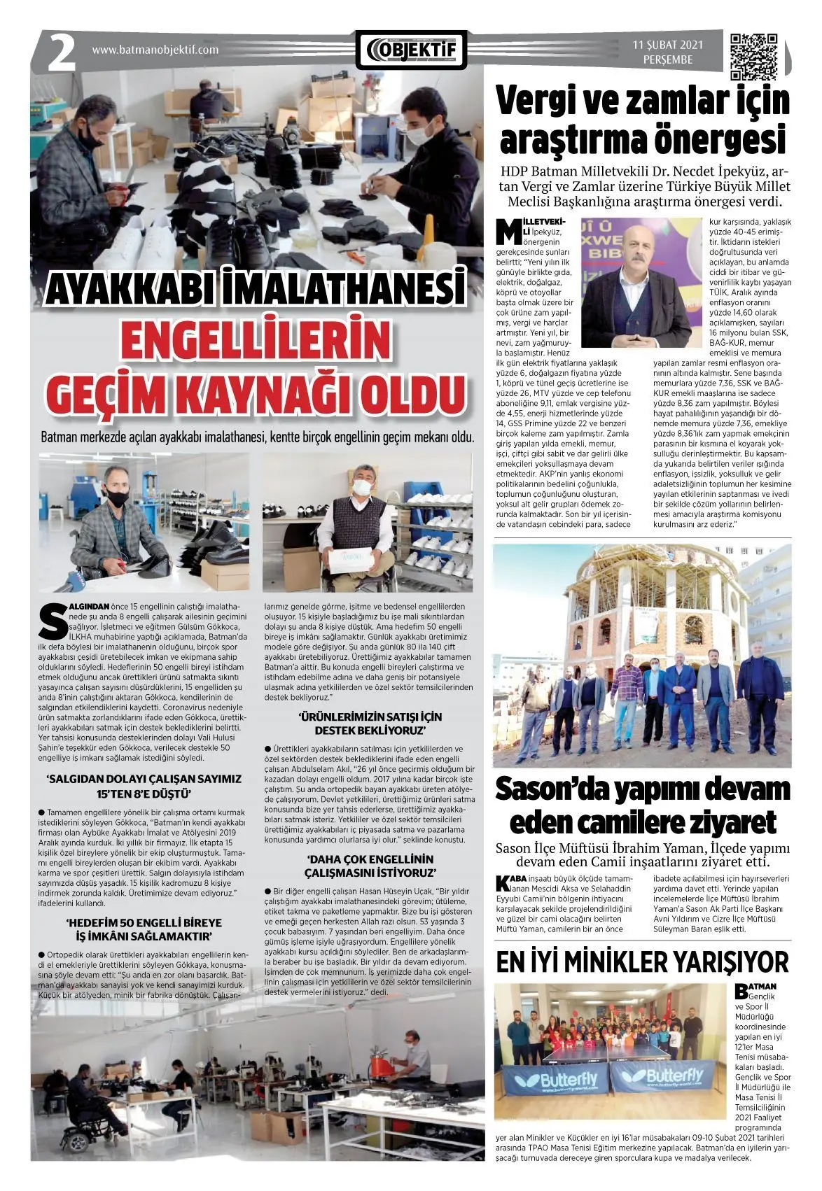10.02.2021 tarihli sayı, 2. sayfa