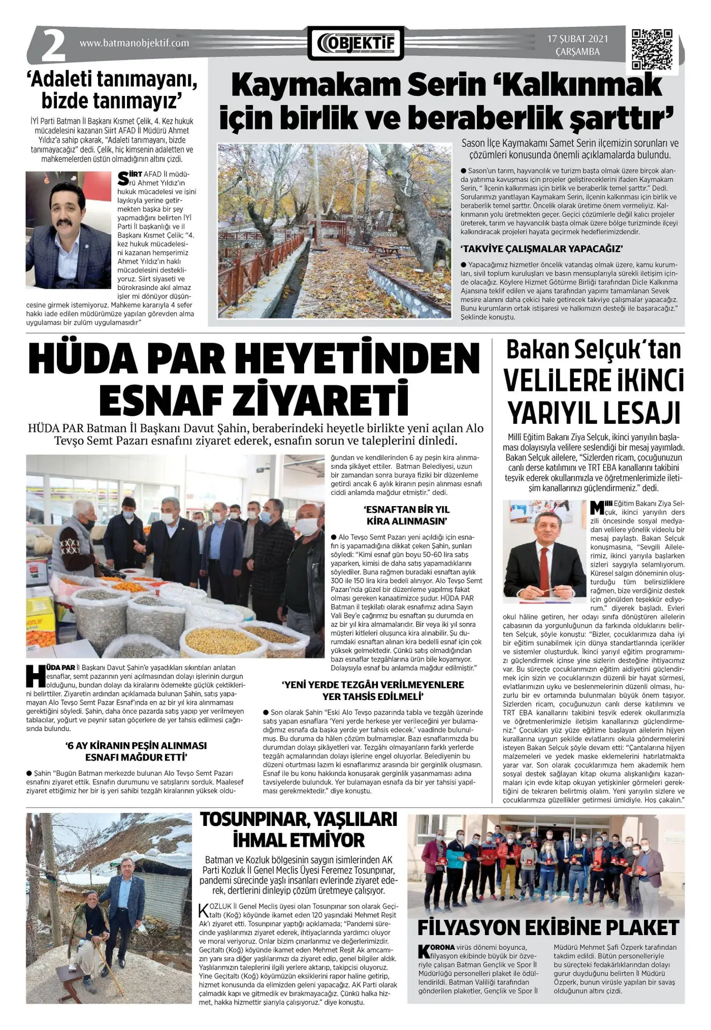 16.02.2021 tarihli sayı, 2. sayfa