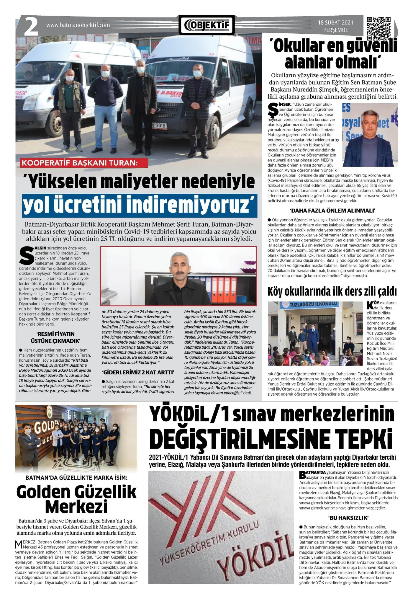 17.02.2021 tarihli sayı, 2. sayfa