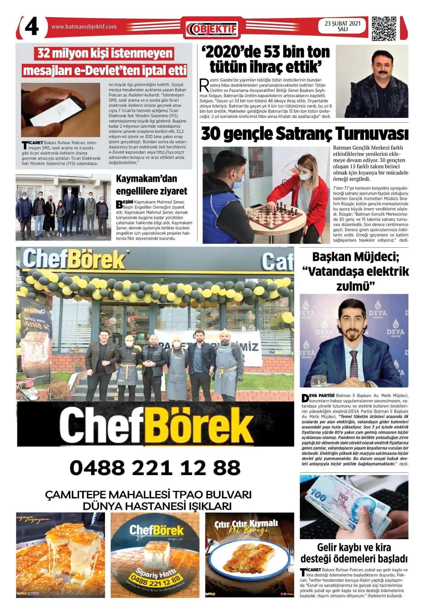 22.02.2021 tarihli sayı, 4. sayfa