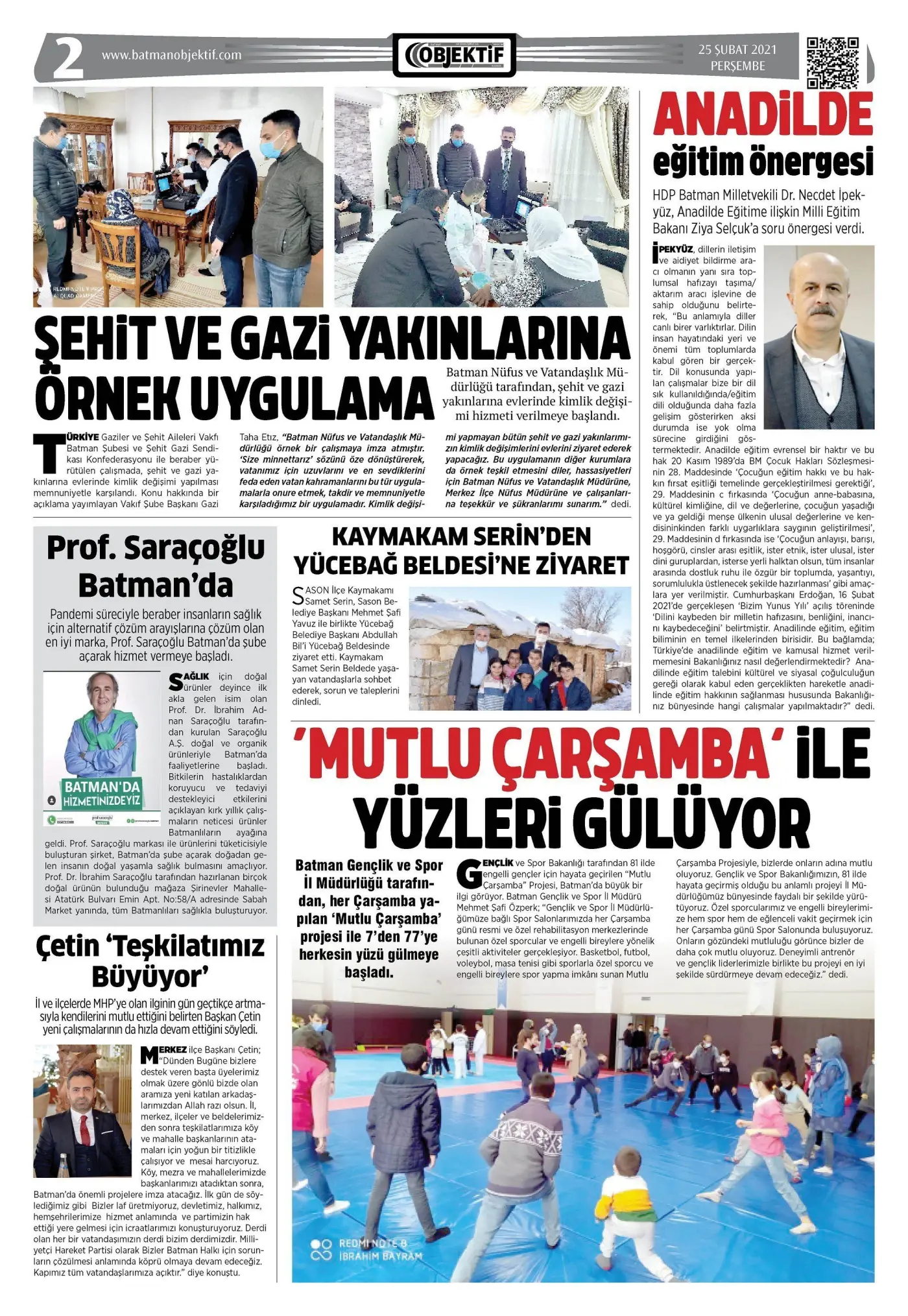 24.02.2021 tarihli sayı, 2. sayfa