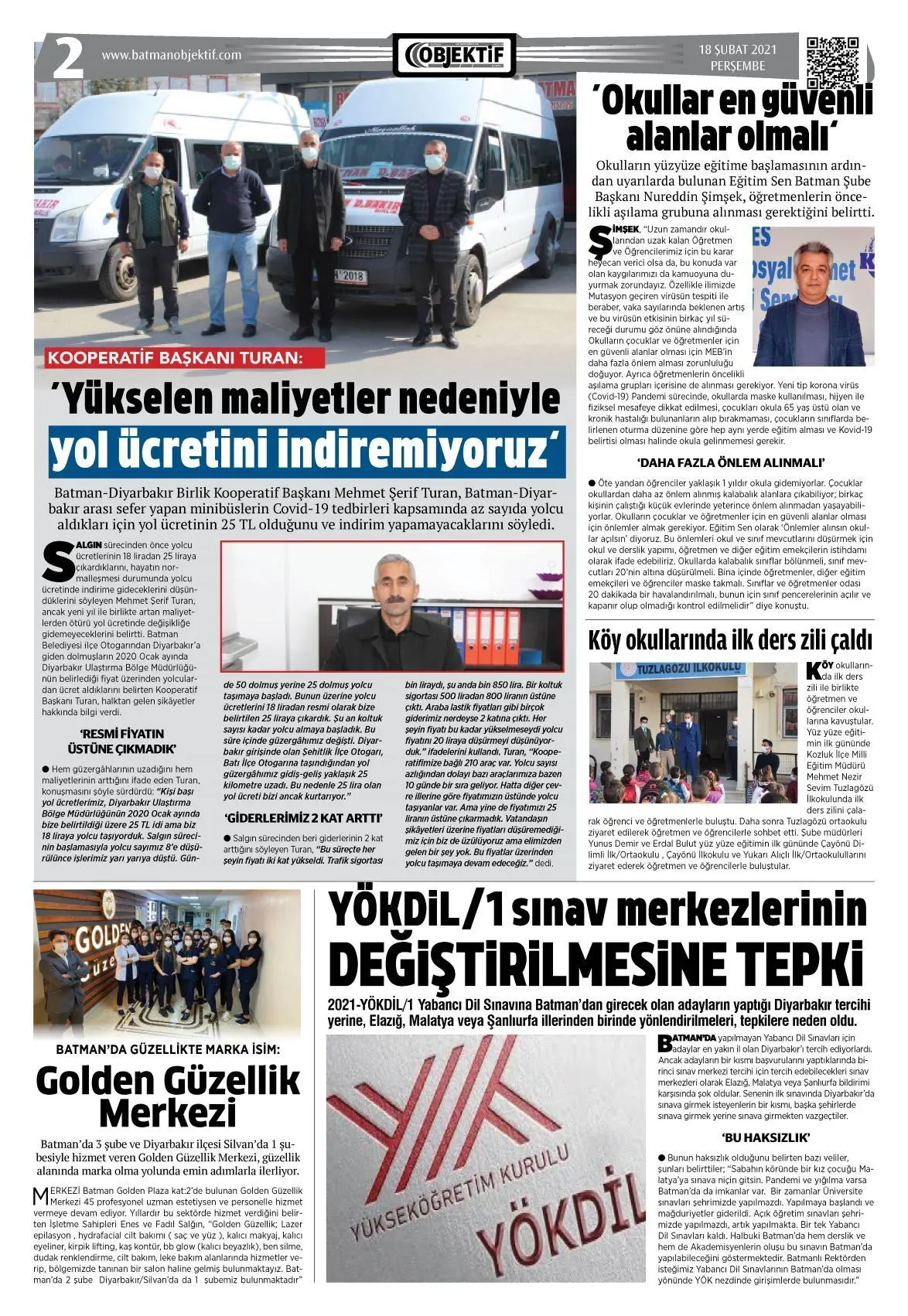 01.03.2021 tarihli sayı, 2. sayfa