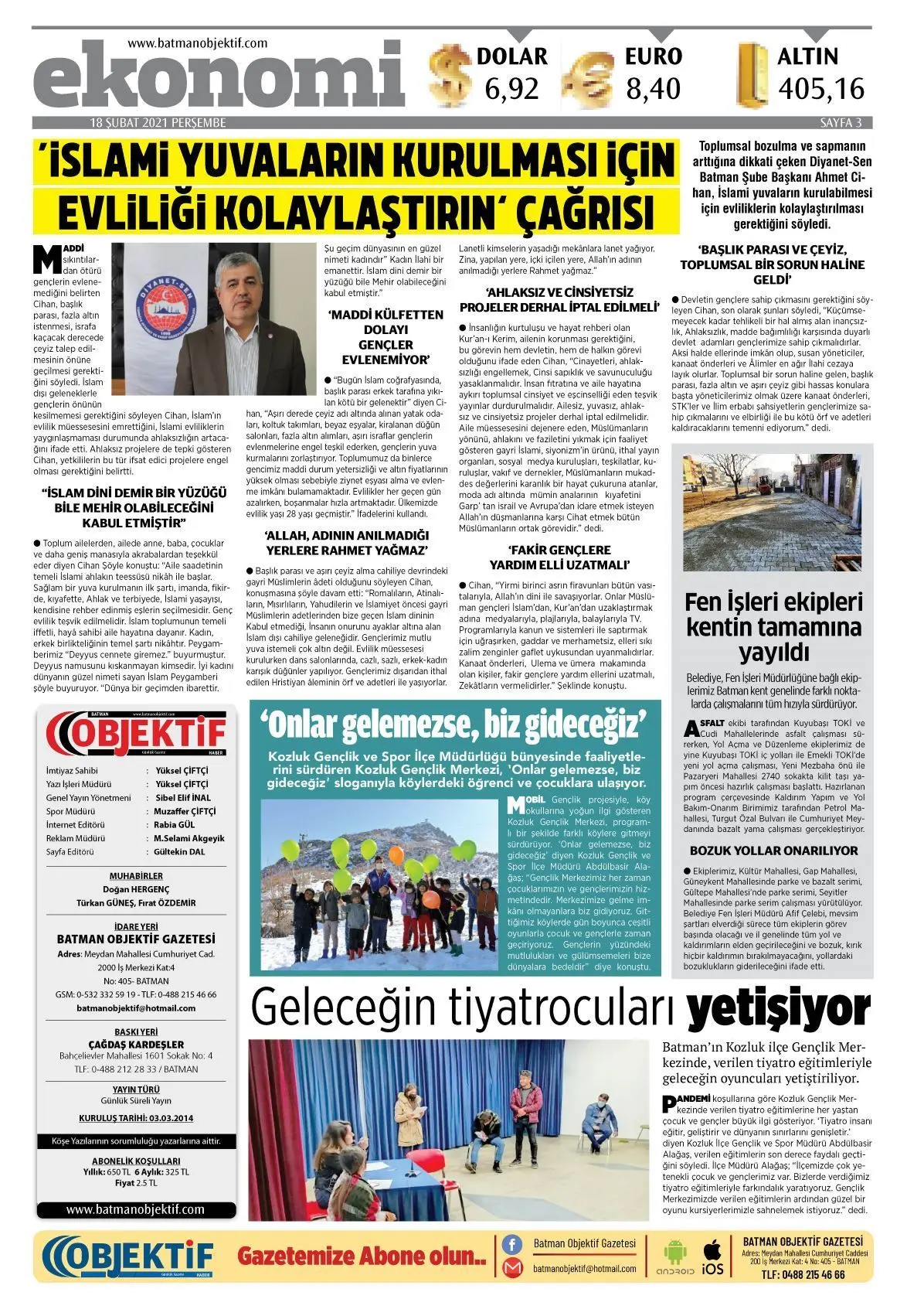 01.03.2021 tarihli sayı, 3. sayfa