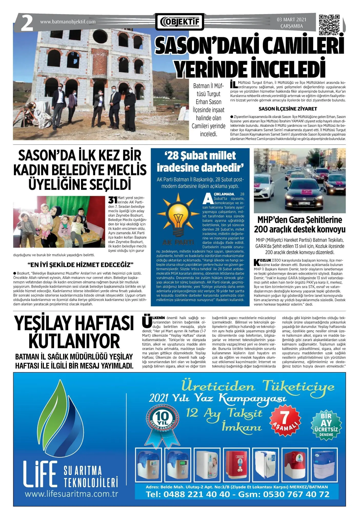 02.03.2021 tarihli sayı, 2. sayfa