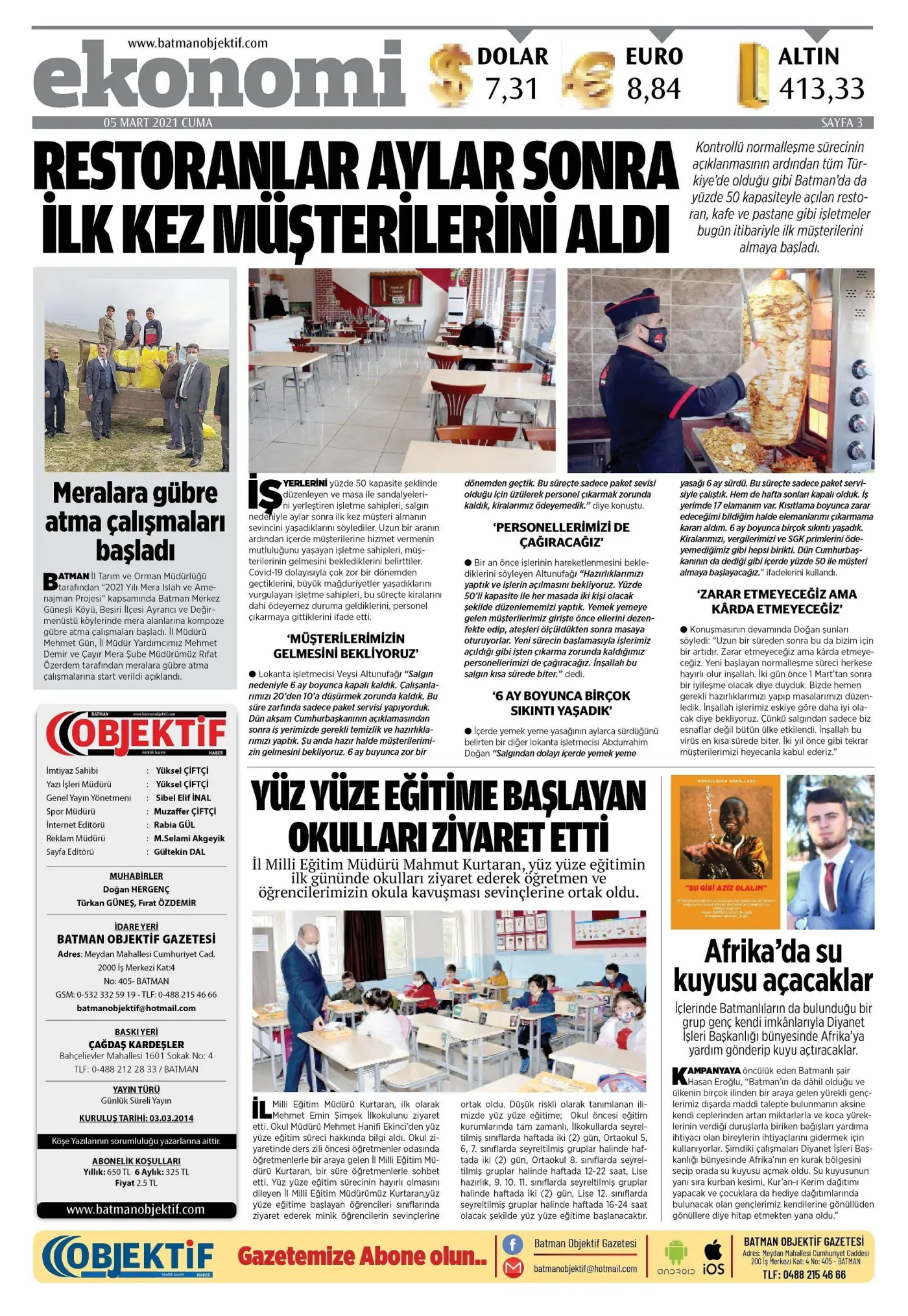 04.03.2021 tarihli sayı, 3. sayfa