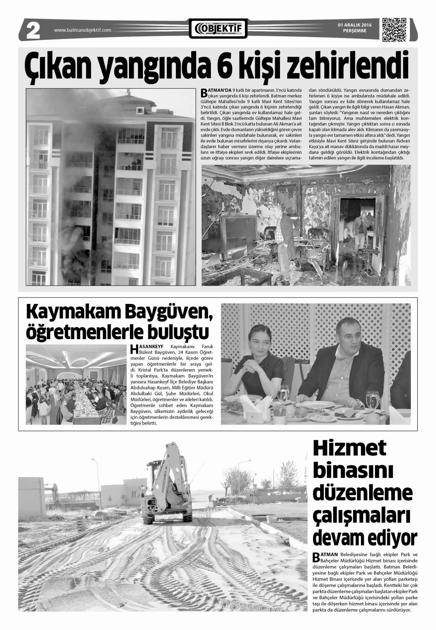 01.12.2016 tarihli sayı, 2. sayfa