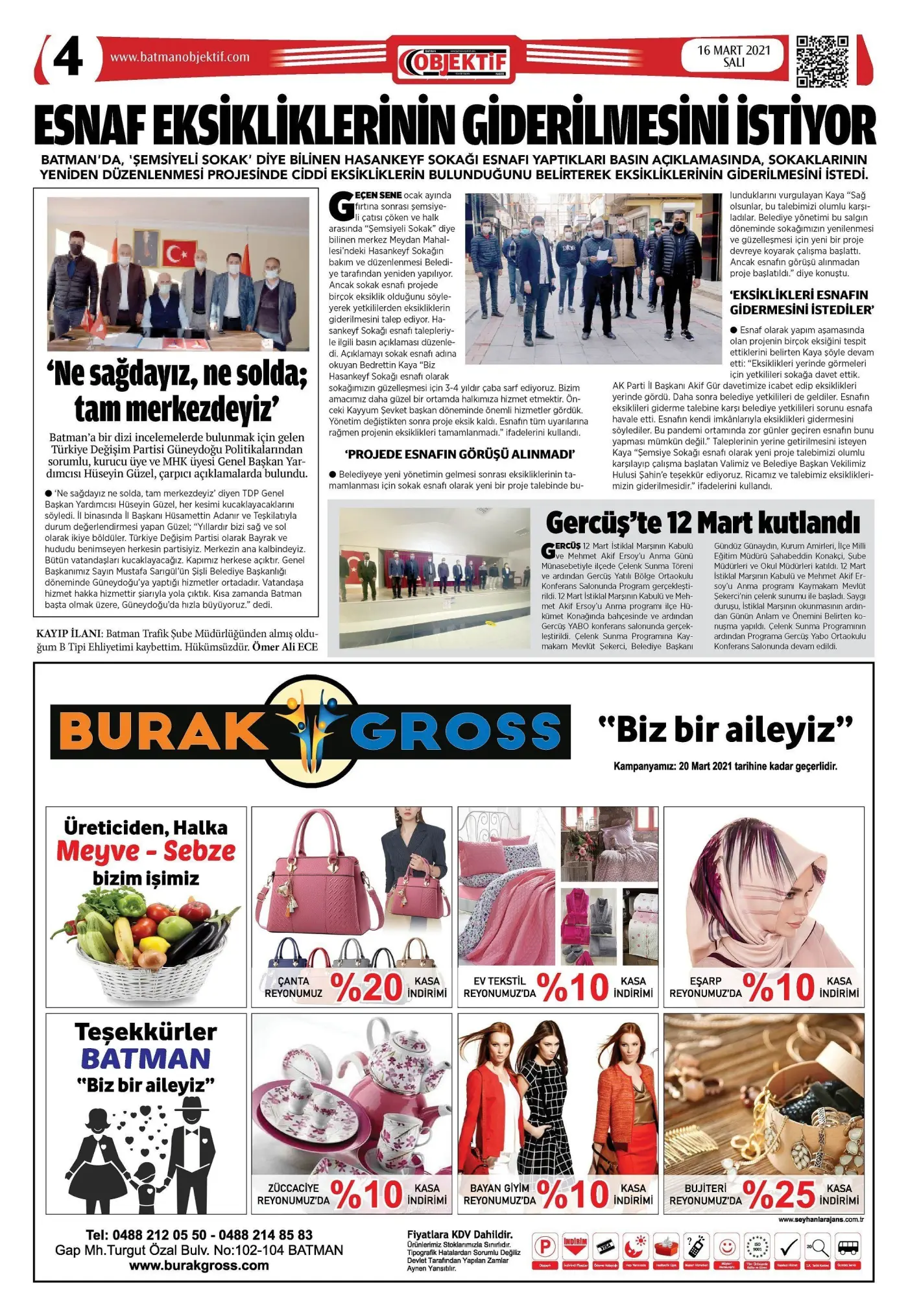 16.03.2021 tarihli sayı, 4. sayfa