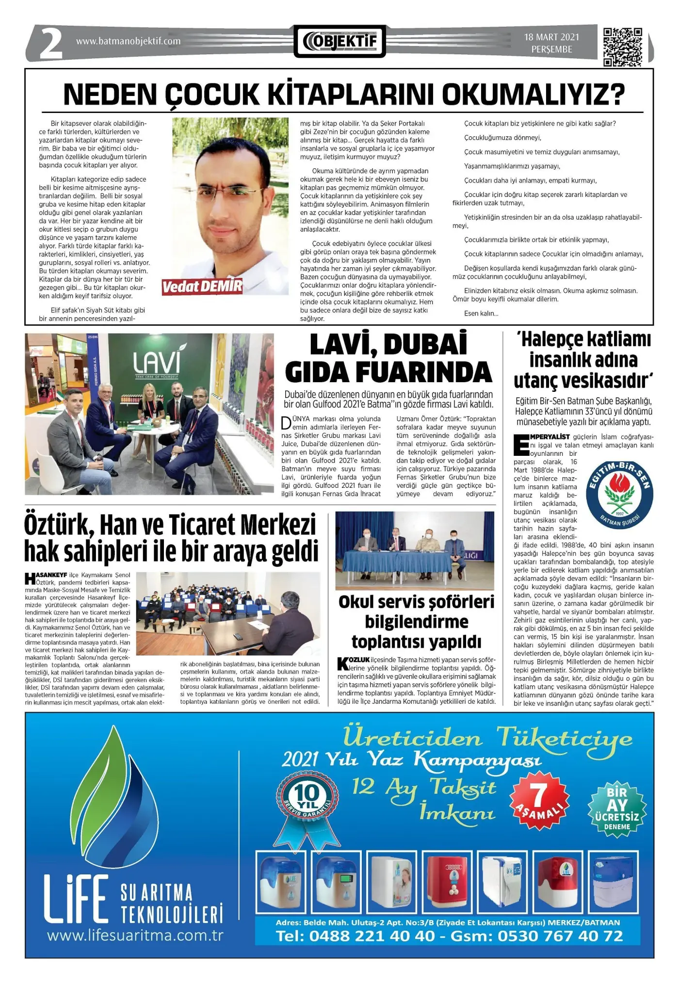 17.03.2021 tarihli sayı, 2. sayfa