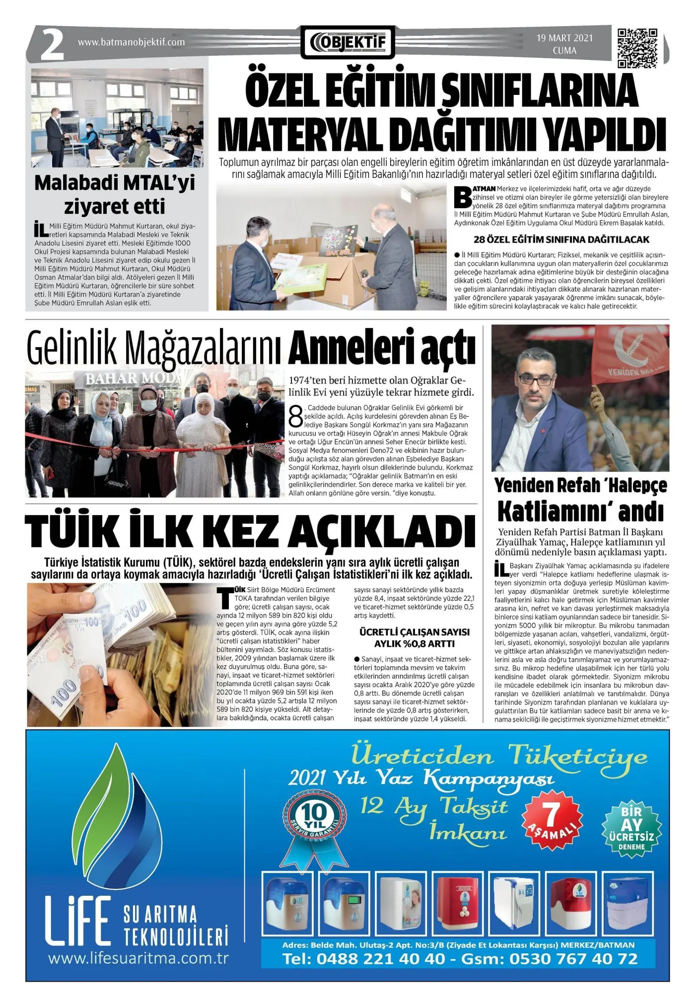18.03.2021 tarihli sayı, 2. sayfa
