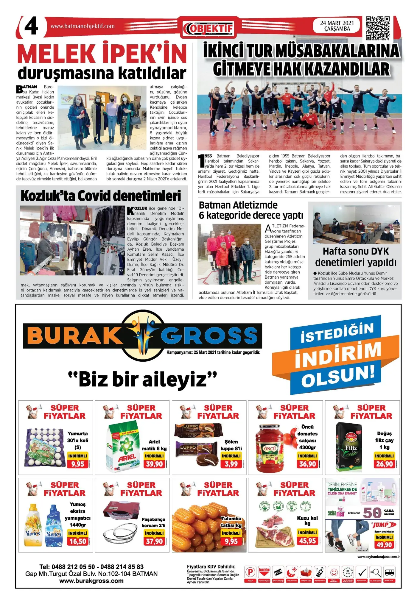 24.03.2021 tarihli sayı, 4. sayfa