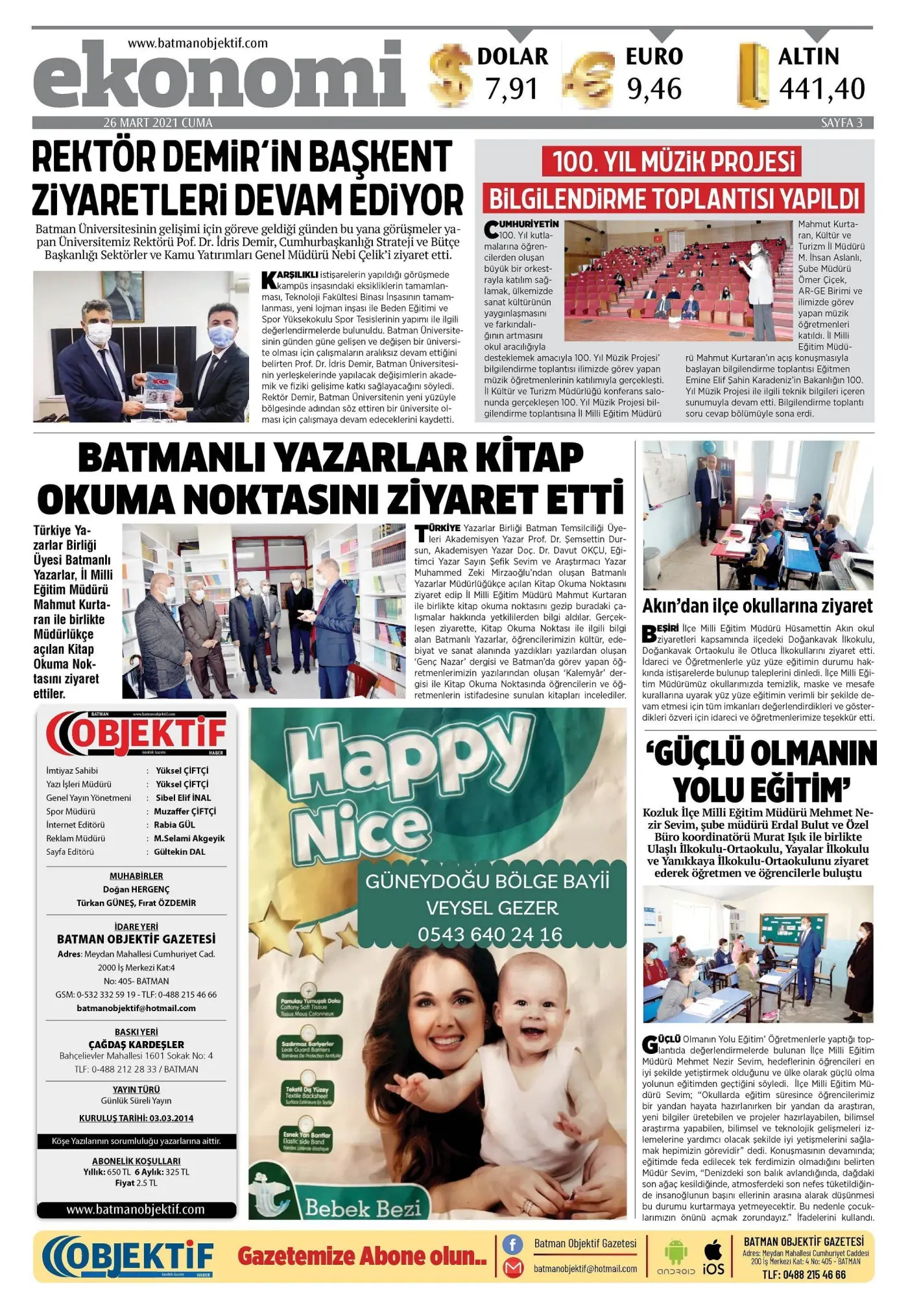25.03.2021 tarihli sayı, 3. sayfa