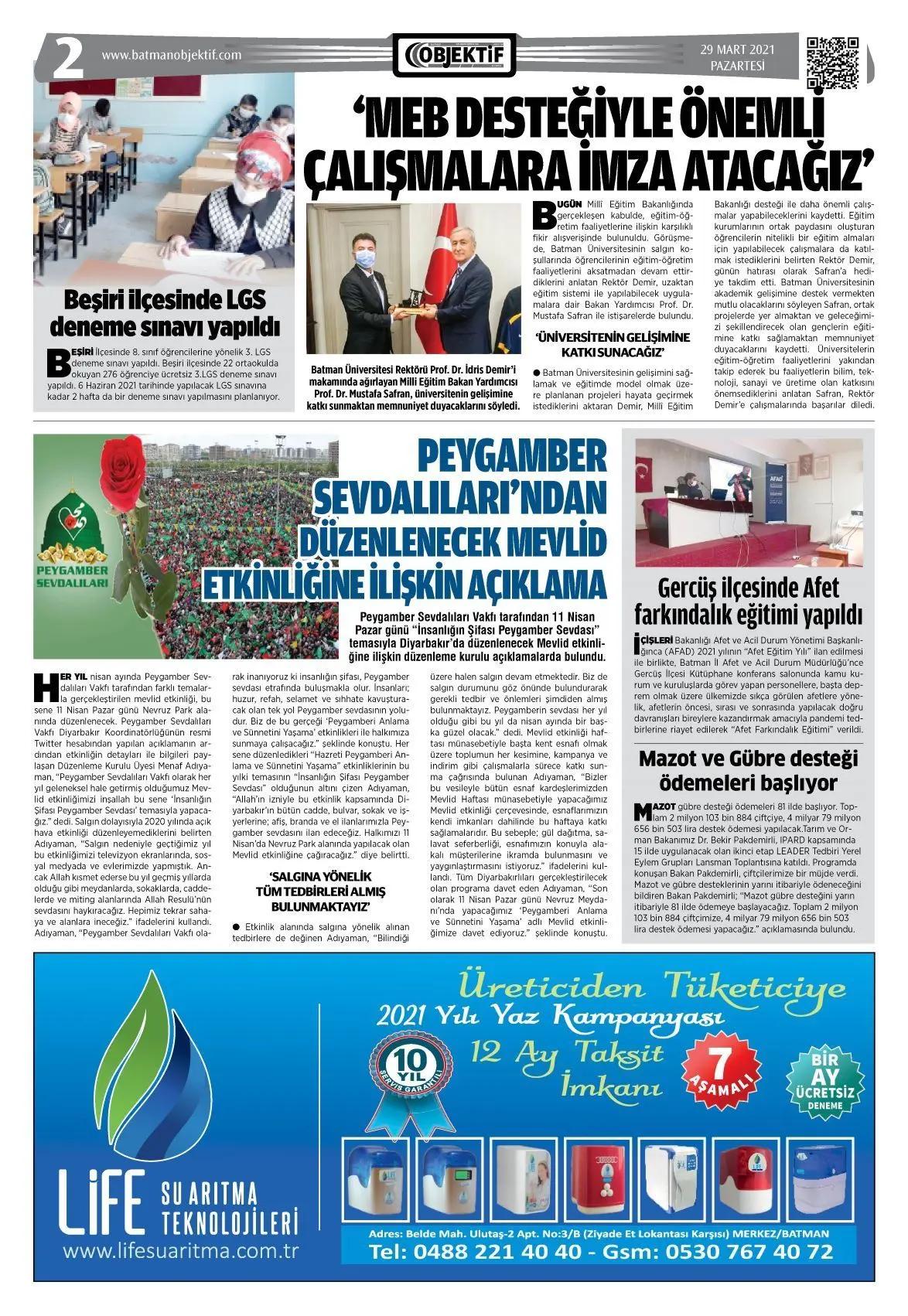 28.03.2021 tarihli sayı, 2. sayfa