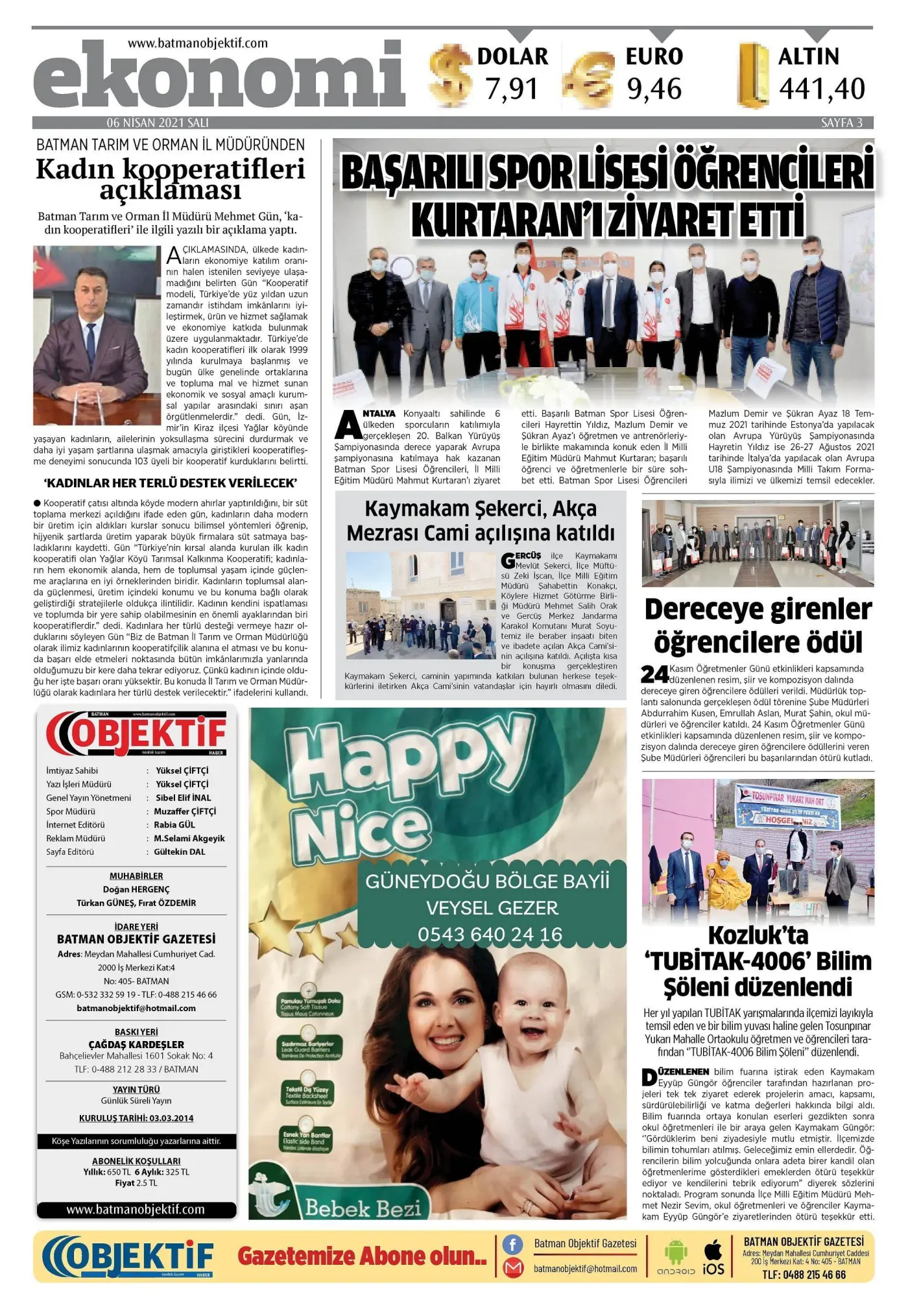 05.04.2021 tarihli sayı, 2. sayfa