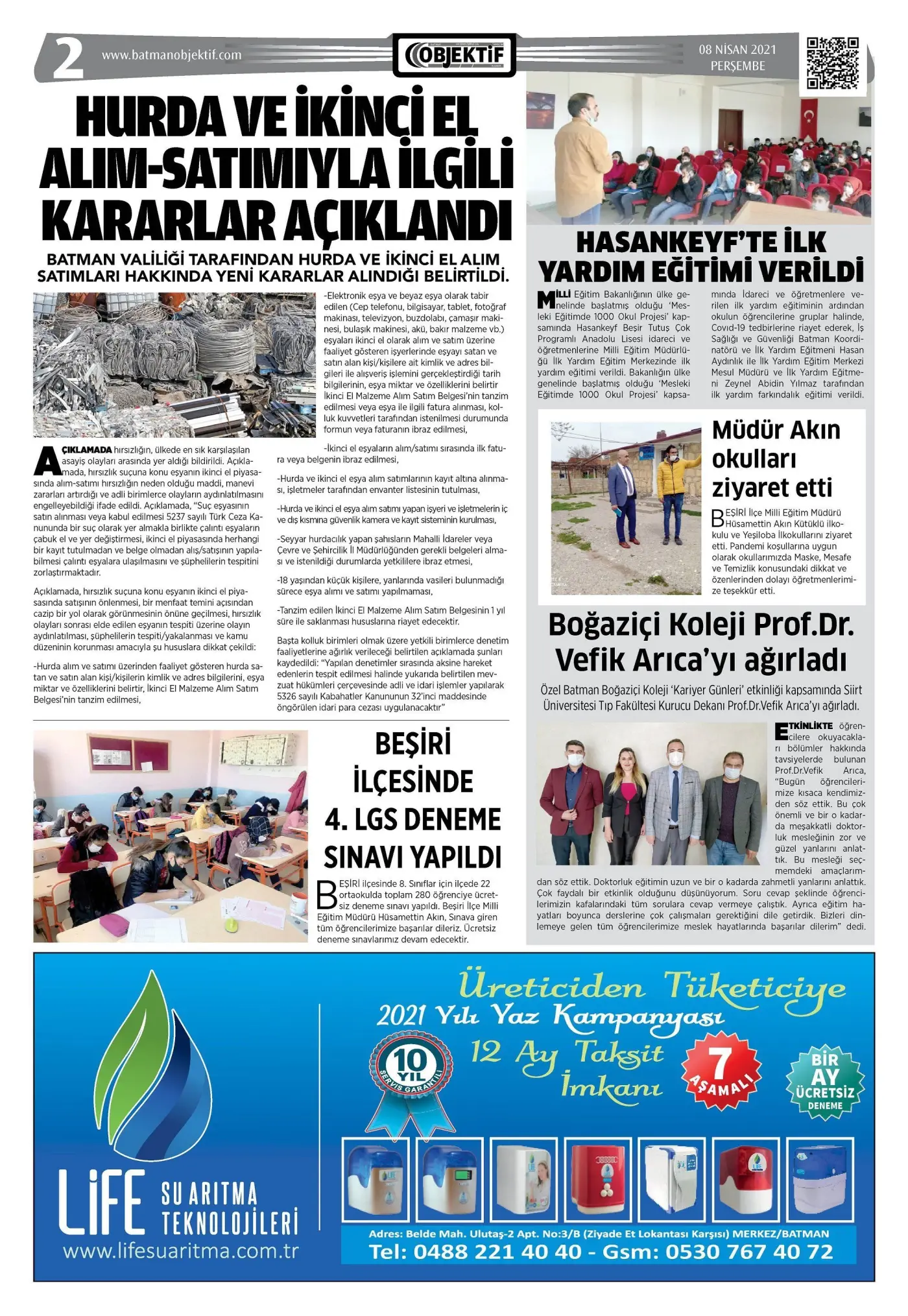 07.04.2021 tarihli sayı, 2. sayfa