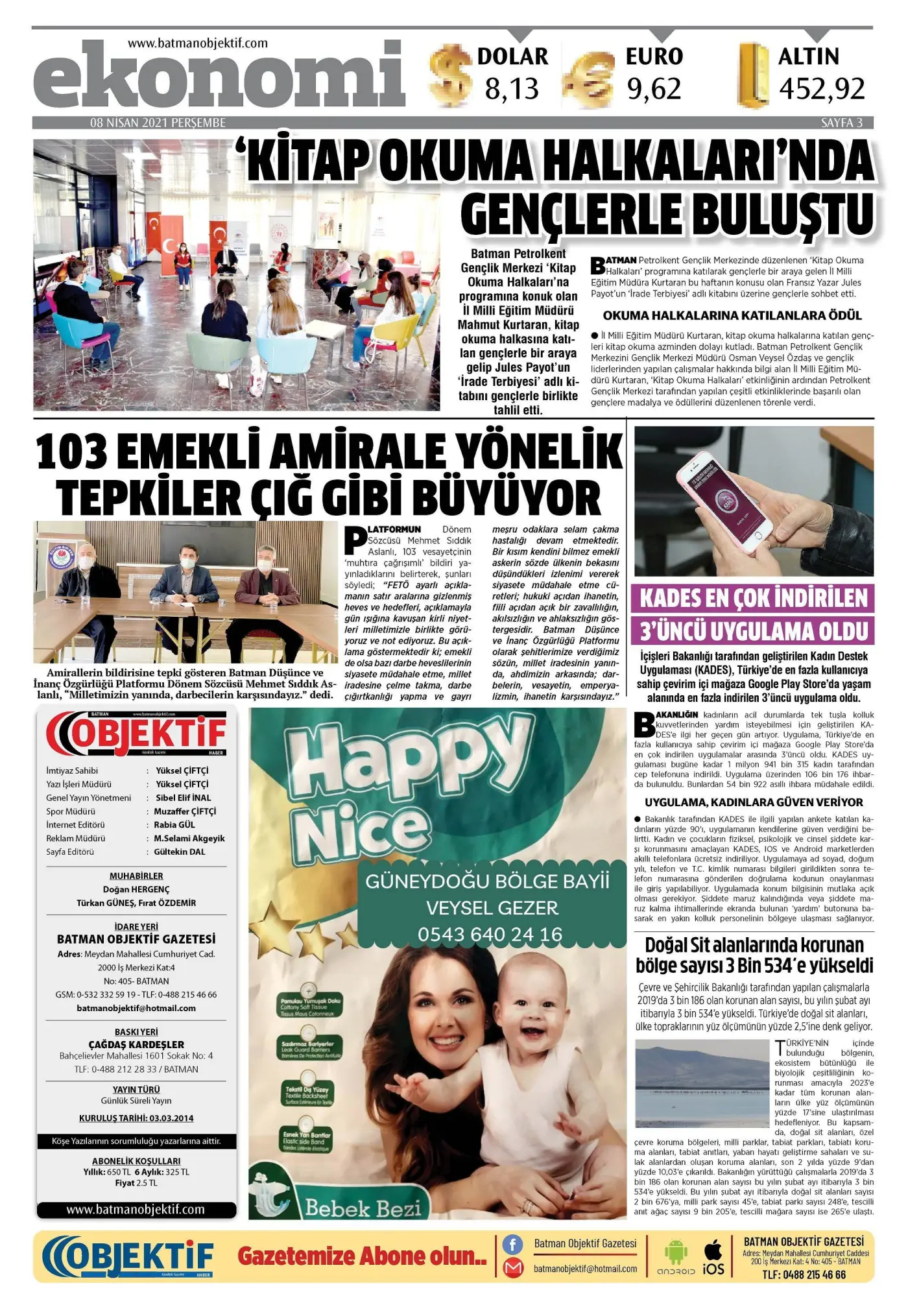 07.04.2021 tarihli sayı, 3. sayfa