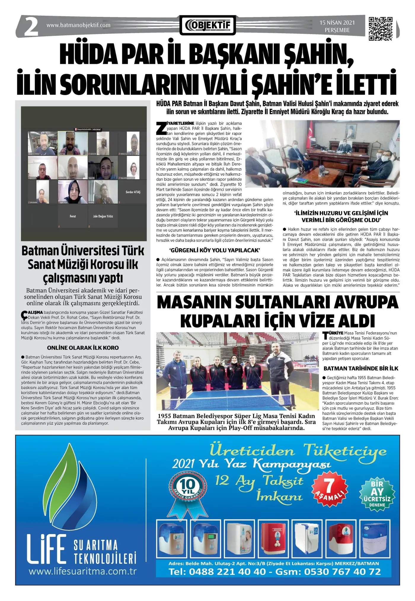 15.04.2021 tarihli sayı, 2. sayfa