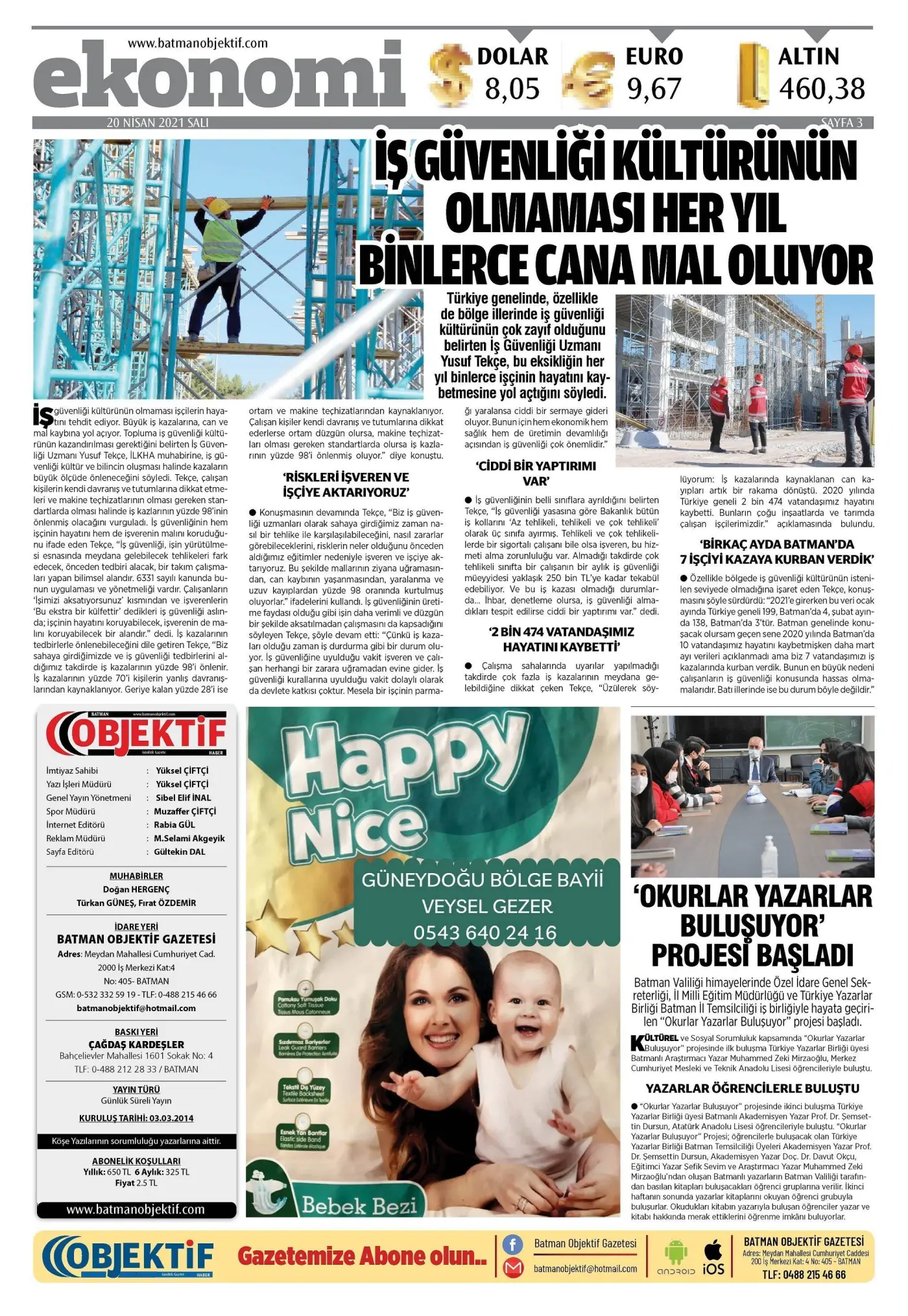 19.04.2021 tarihli sayı, 3. sayfa