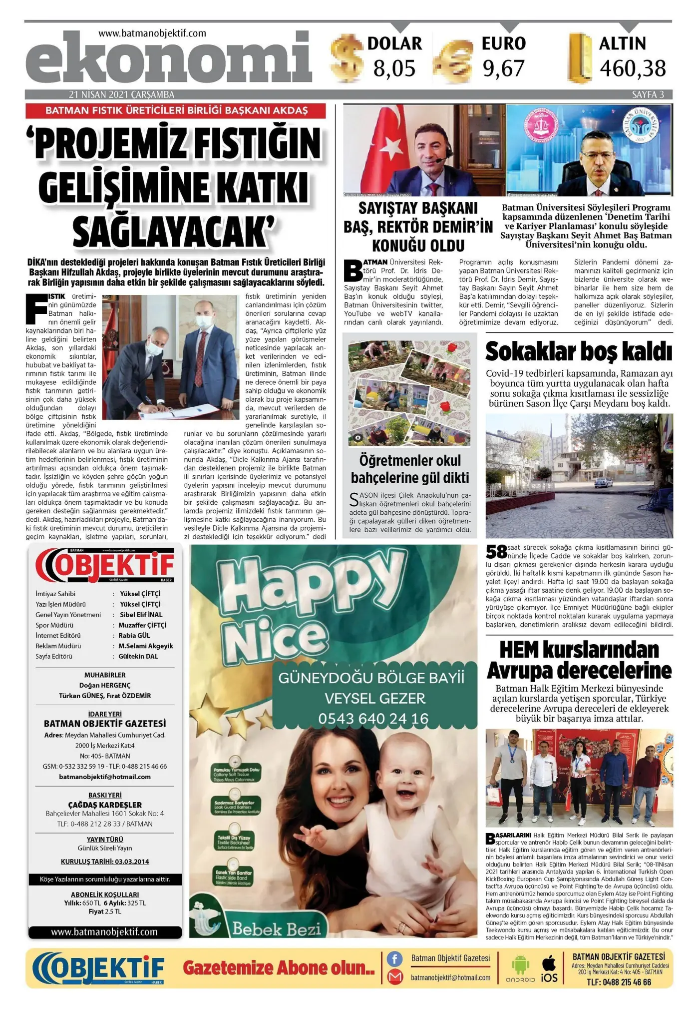 20.04.2021 tarihli sayı, 3. sayfa