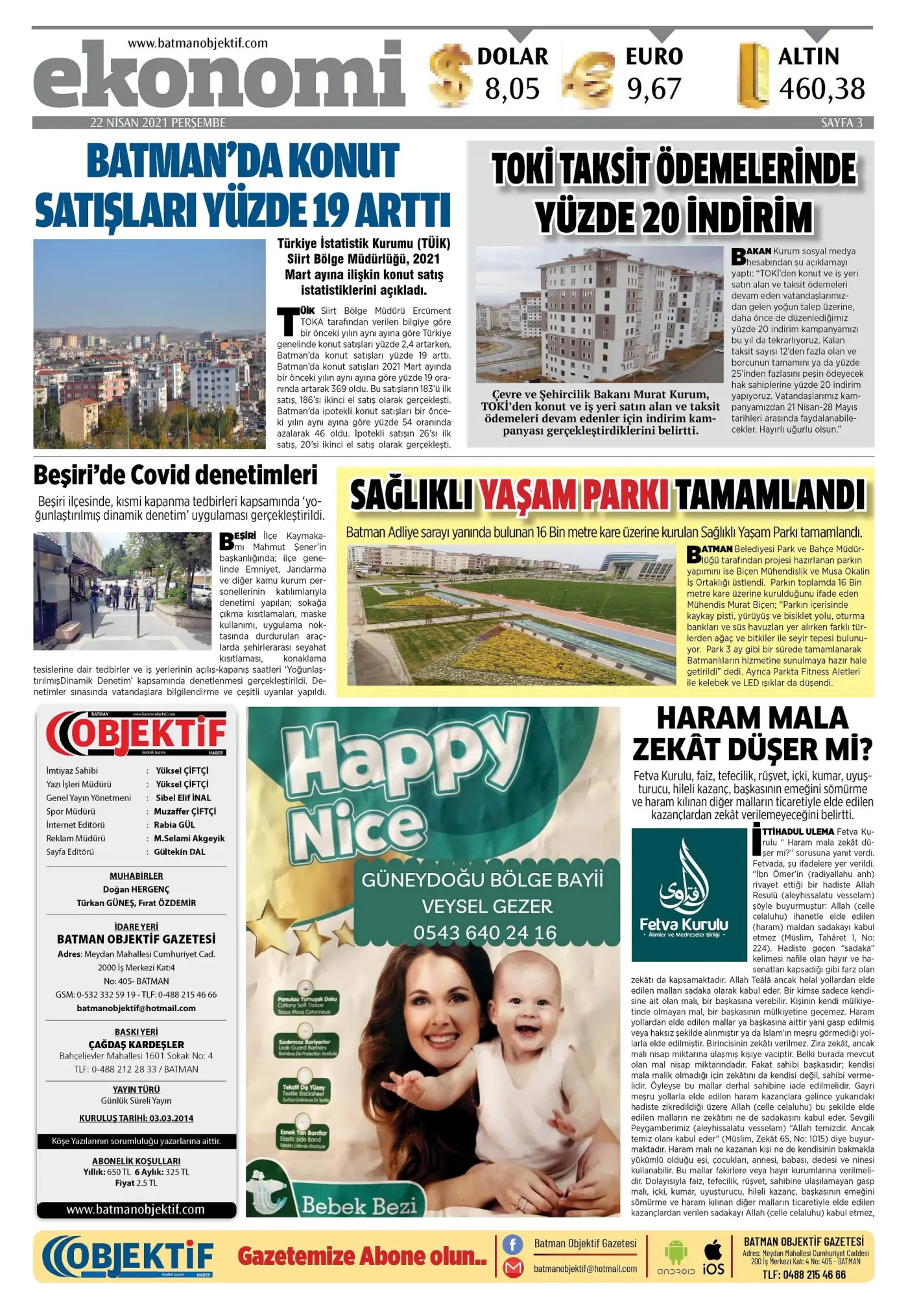 21.04.2021 tarihli sayı, 3. sayfa