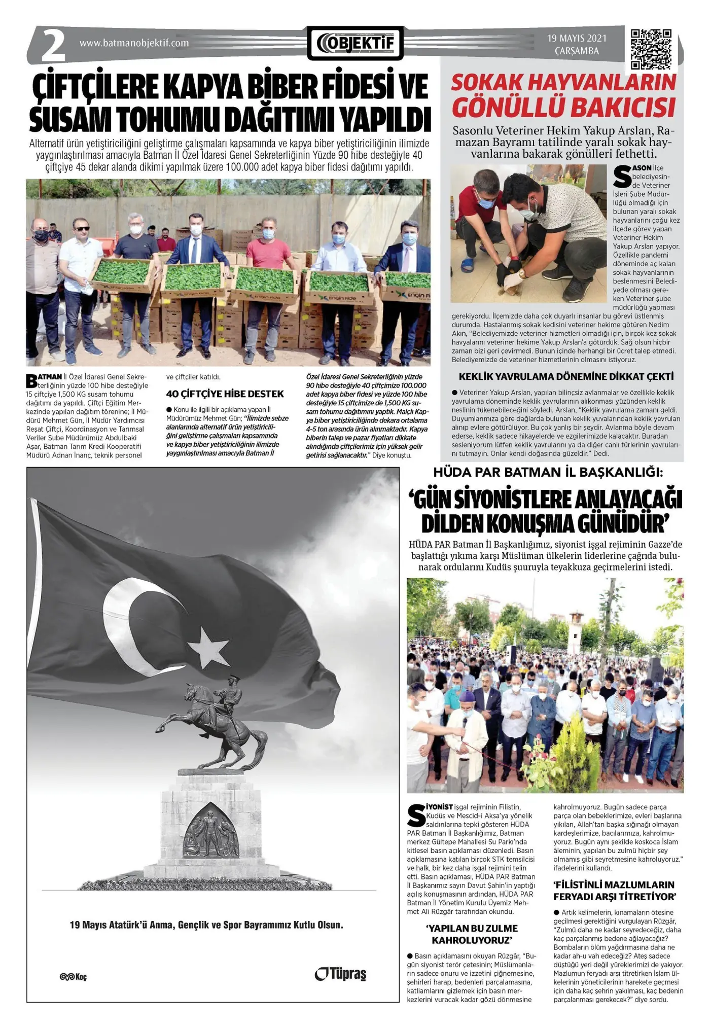 19.05.2021 tarihli sayı, 2. sayfa