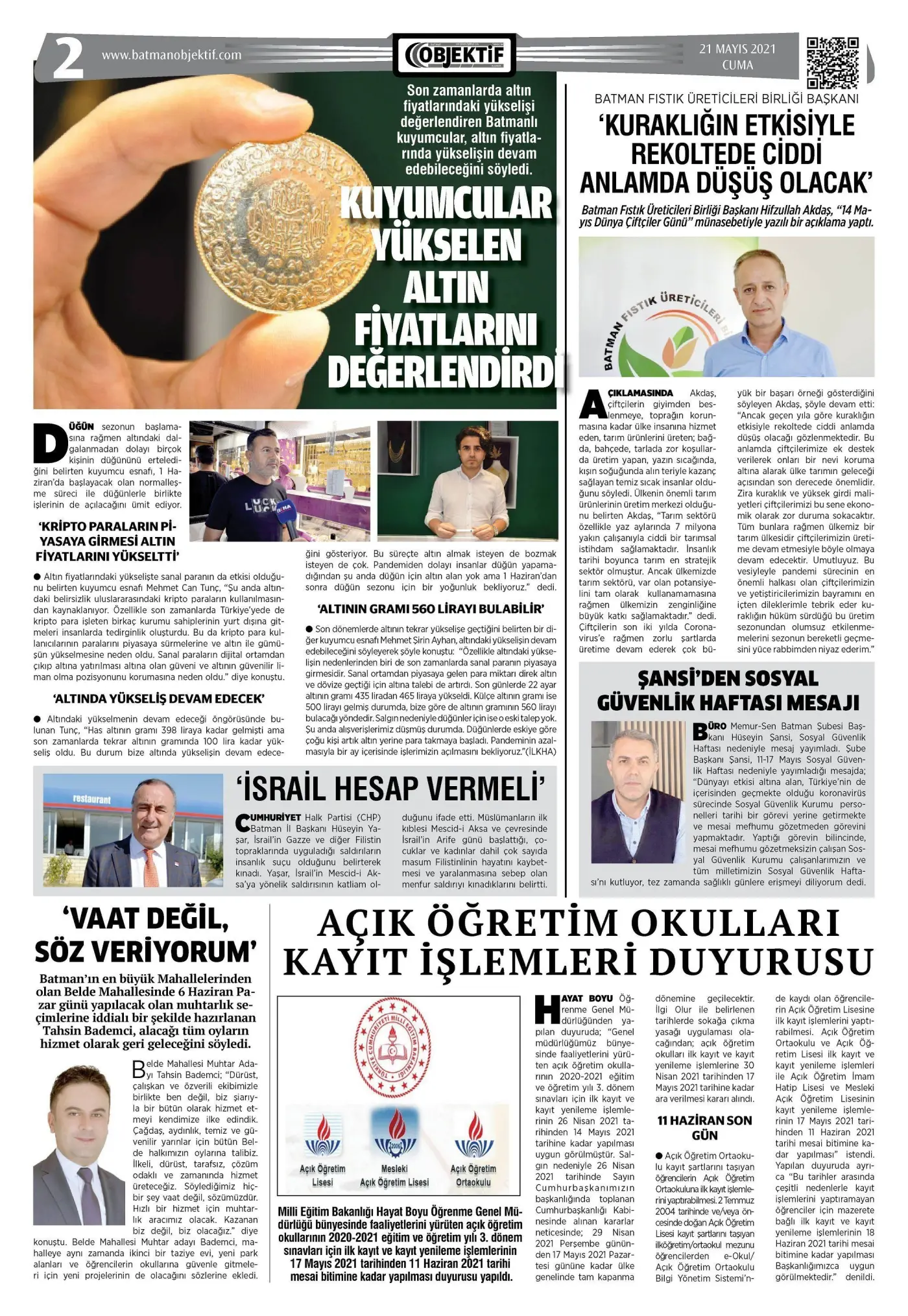 20.05.2021 tarihli sayı, 2. sayfa
