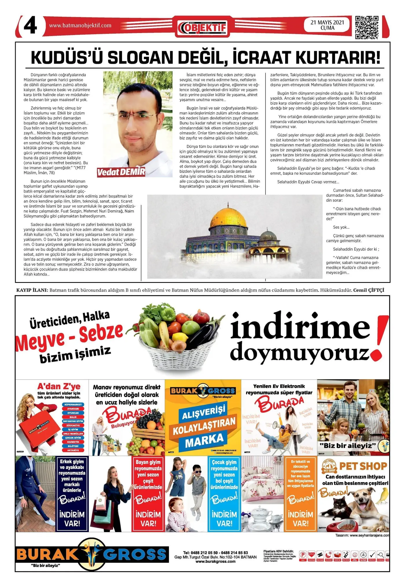 20.05.2021 tarihli sayı, 4. sayfa