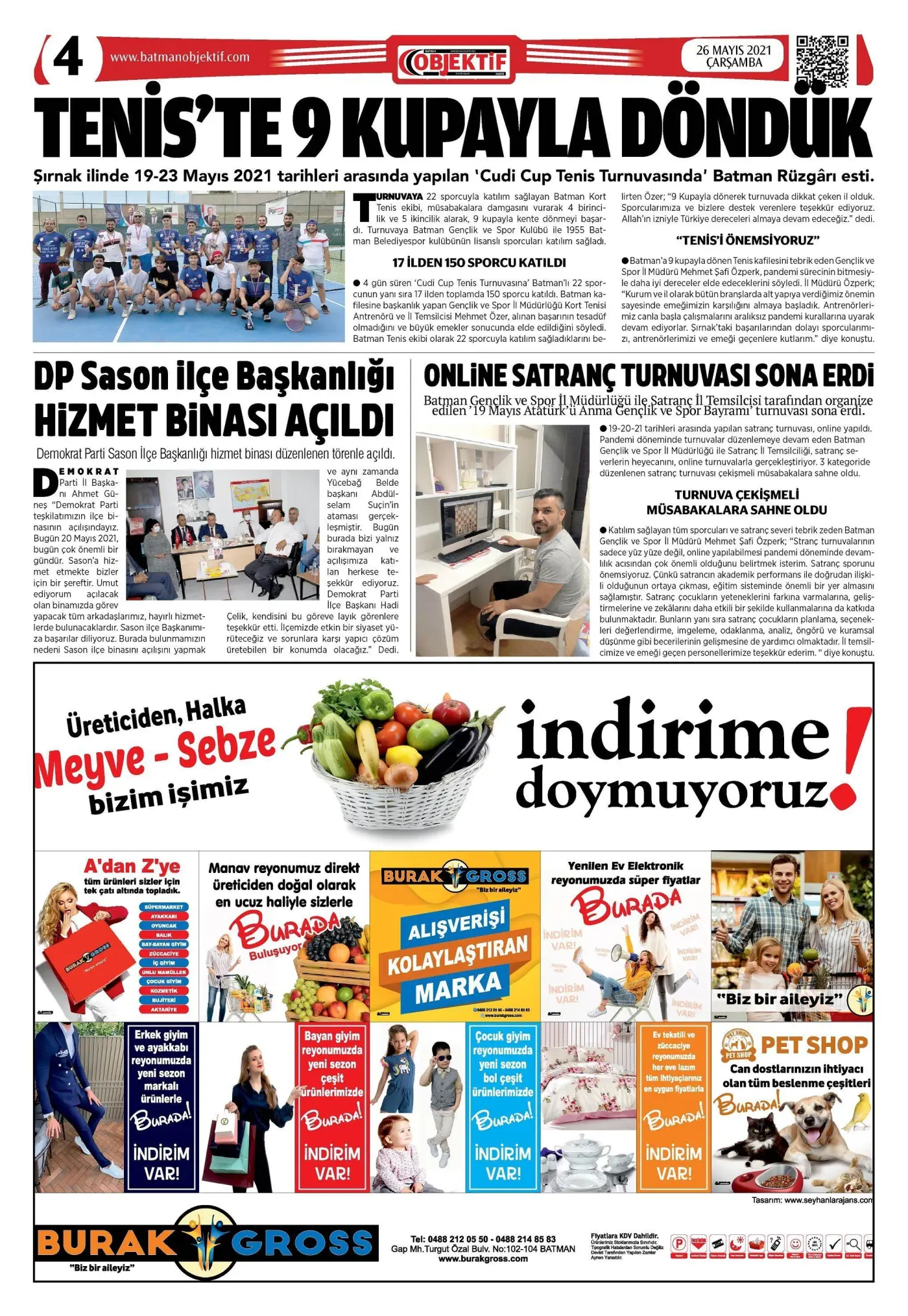 25.05.2021 tarihli sayı, 4. sayfa