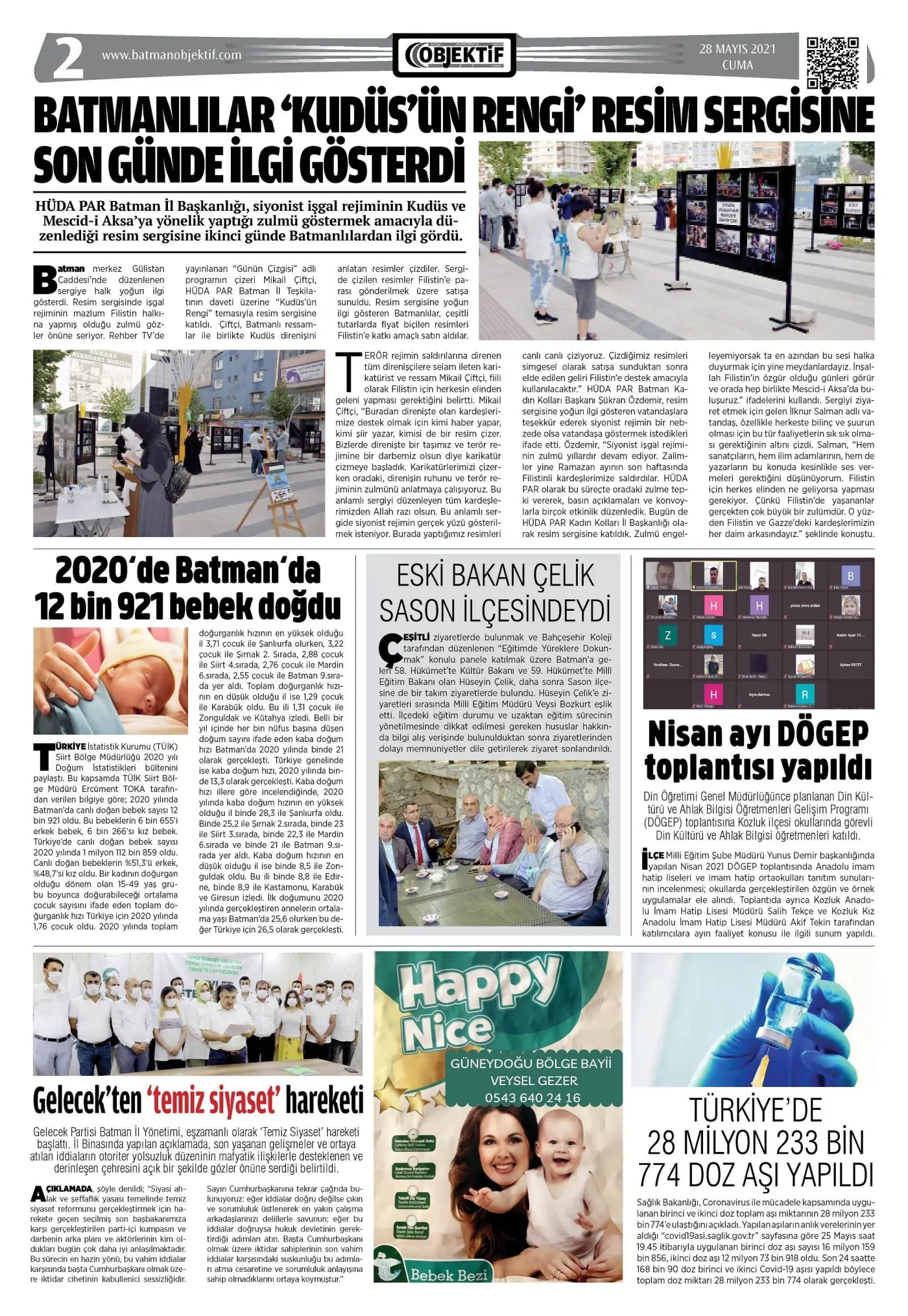 28.05.2021 tarihli sayı, 2. sayfa