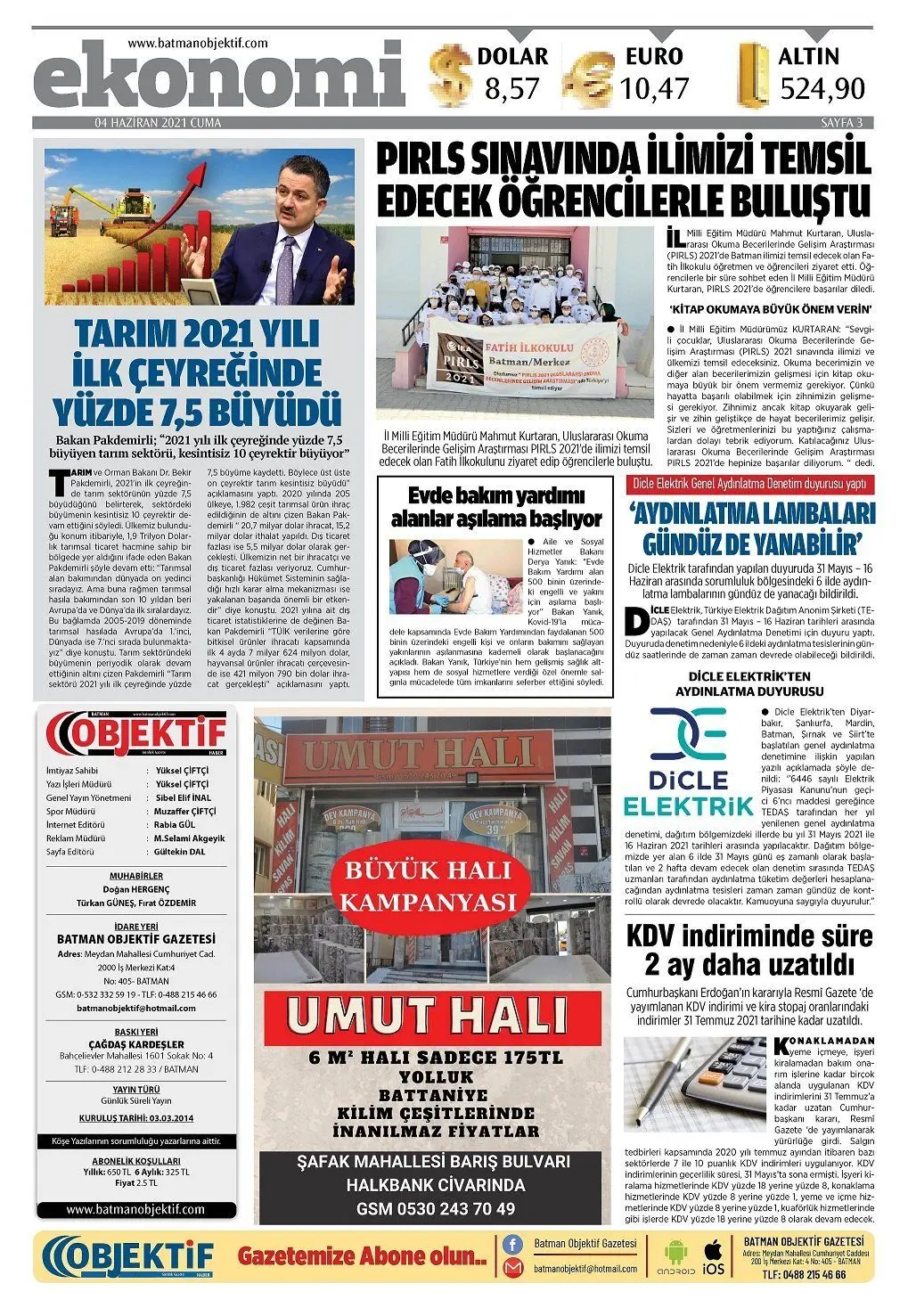 07.06.2021 tarihli sayı, 3. sayfa