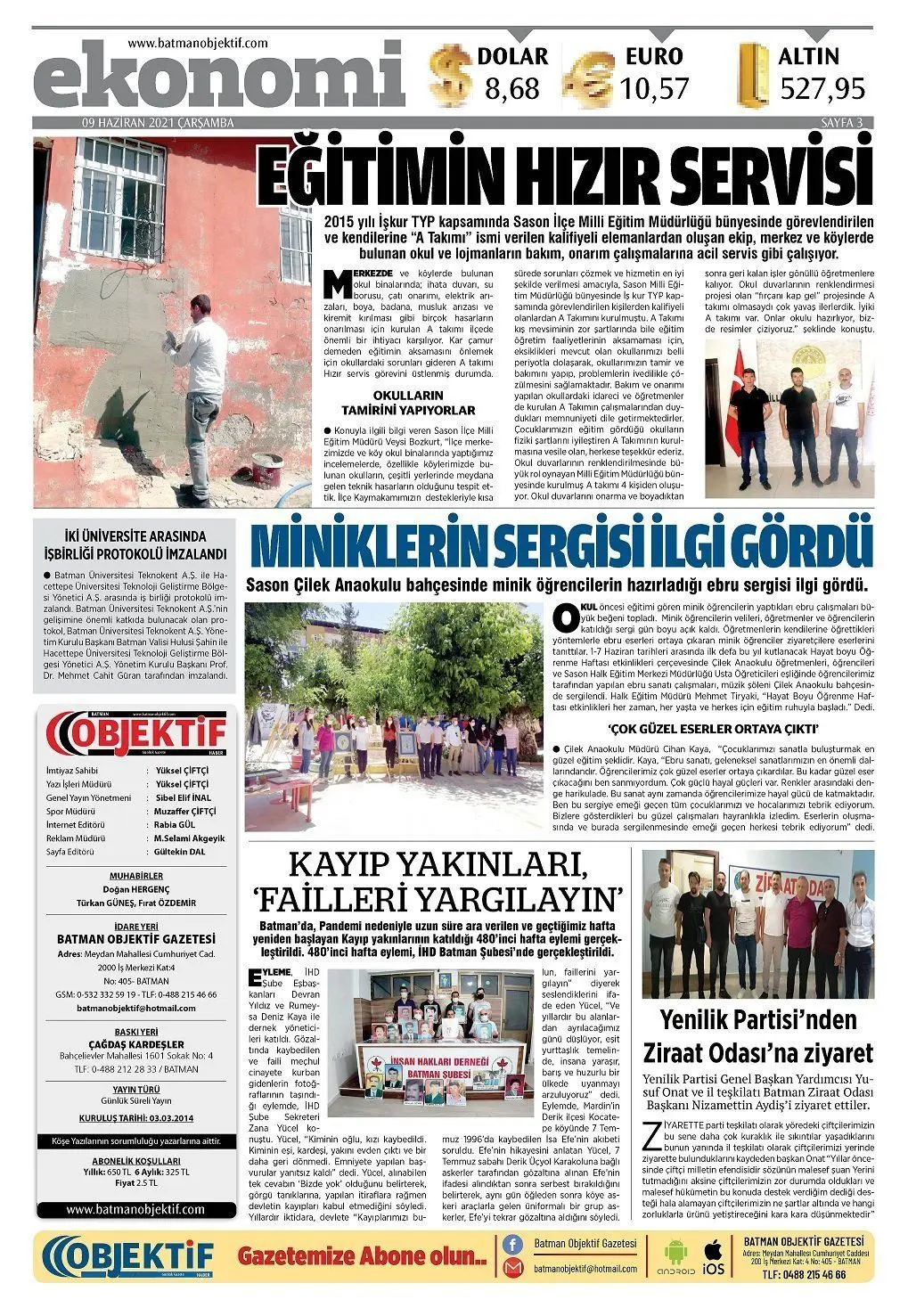 09.06.2021 tarihli sayı, 3. sayfa
