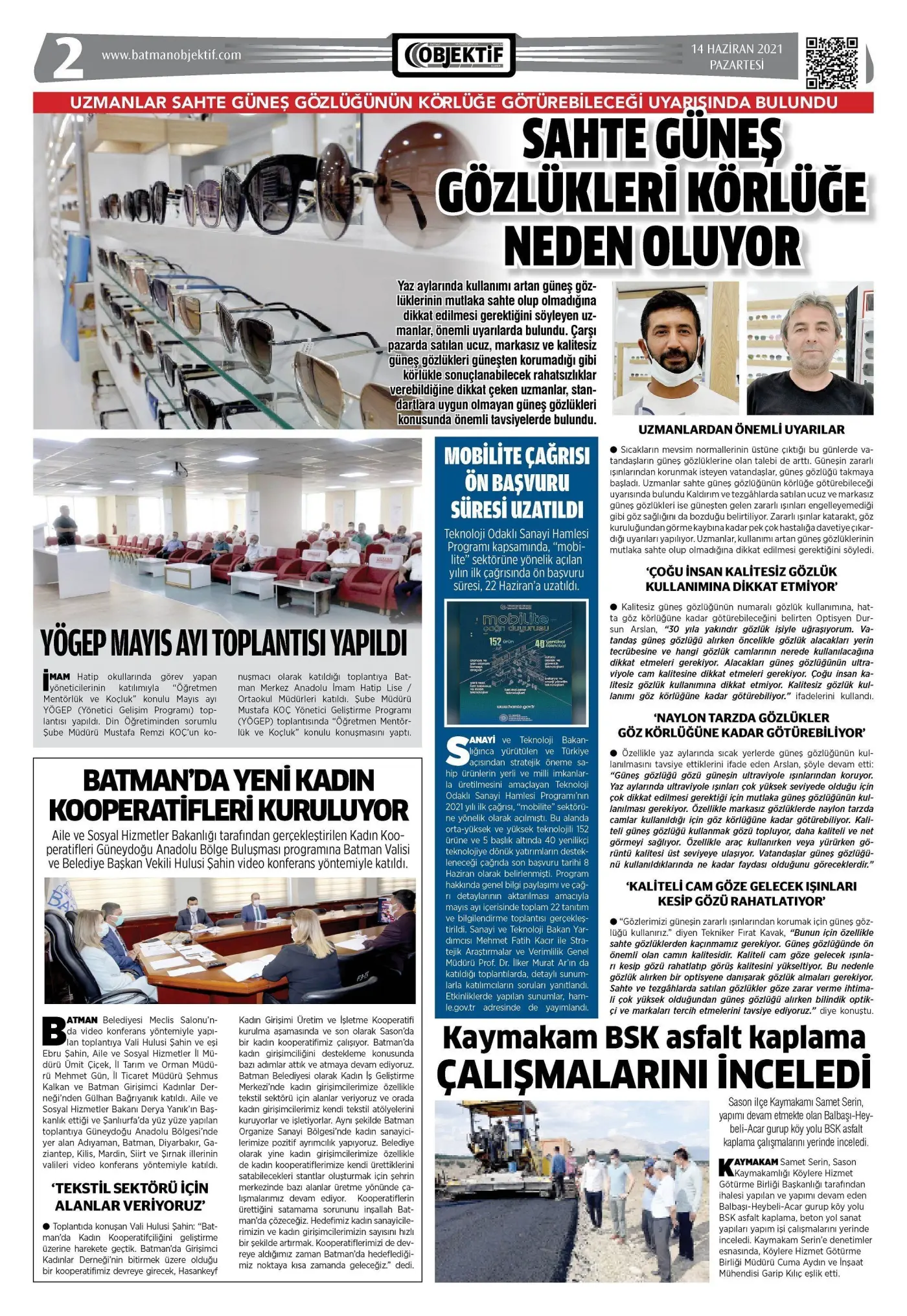 14.06.2021 tarihli sayı, 2. sayfa