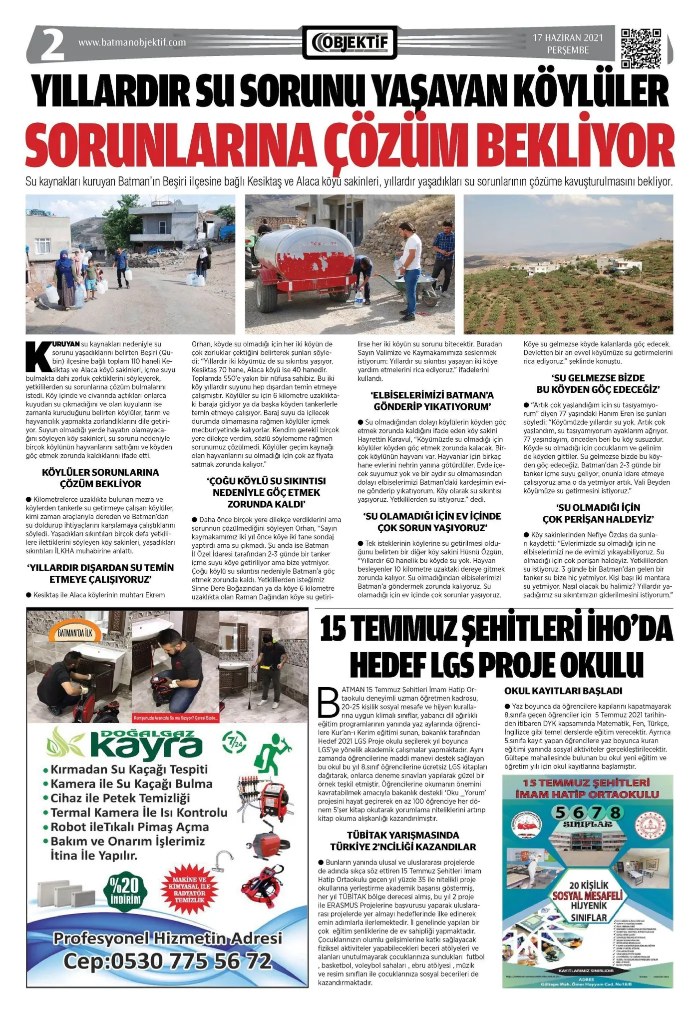 16.06.2021 tarihli sayı, 2. sayfa