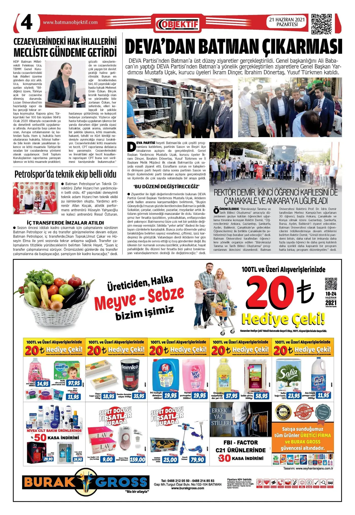21.06.2021 tarihli sayı, 4. sayfa